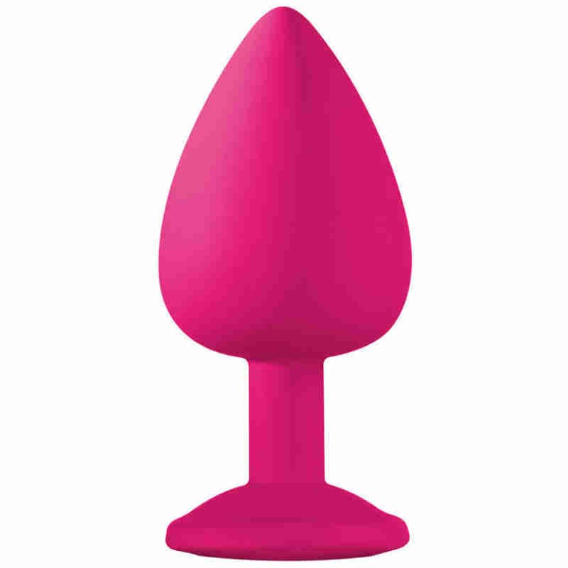 Plug anale Cutie Large silicone gioiello viola base larga sex toy Lola Games - 3