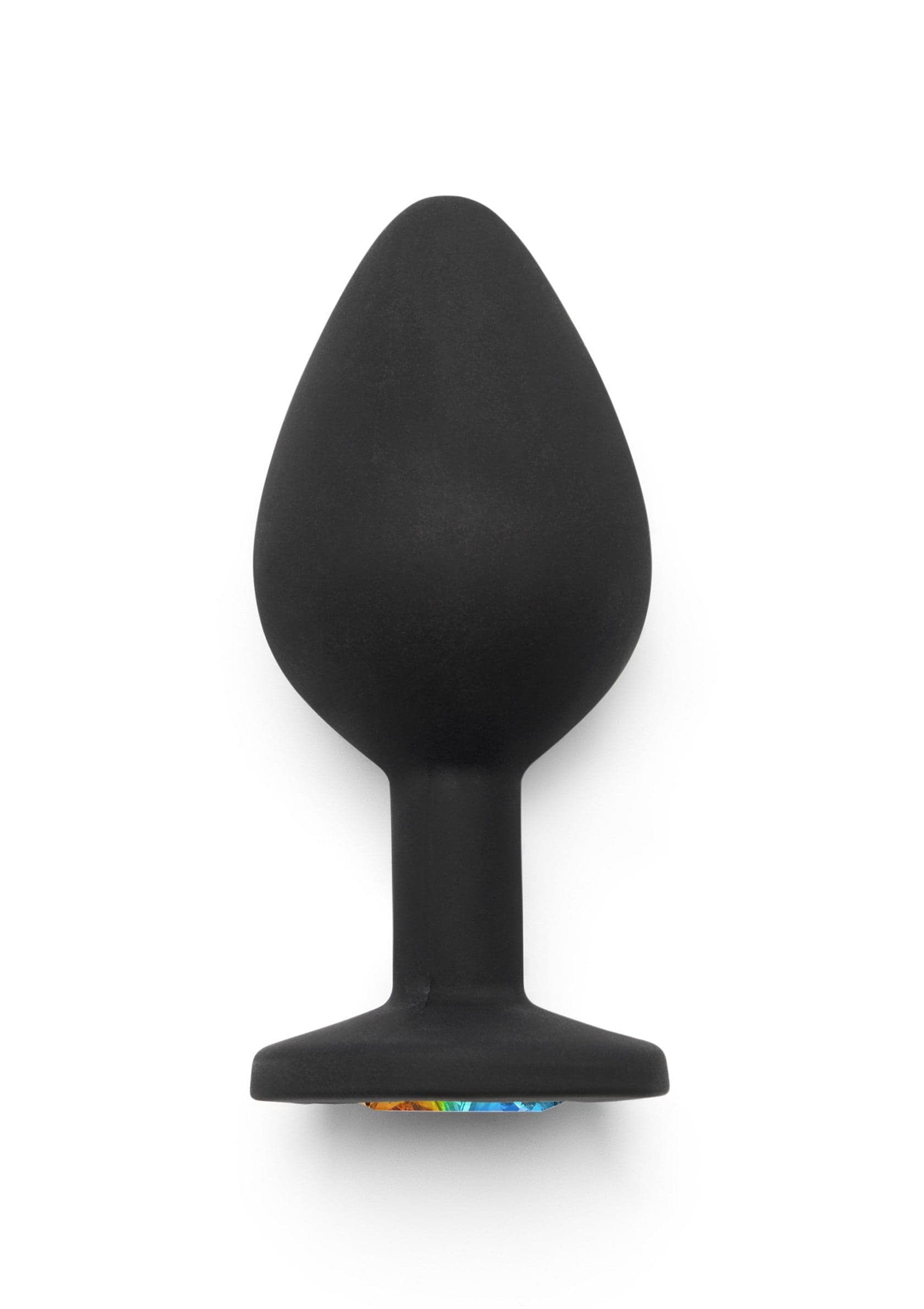 Plug anale Rainbow Booty Jewel Medium silicone gioiello multicolore ToyJoy - 4
