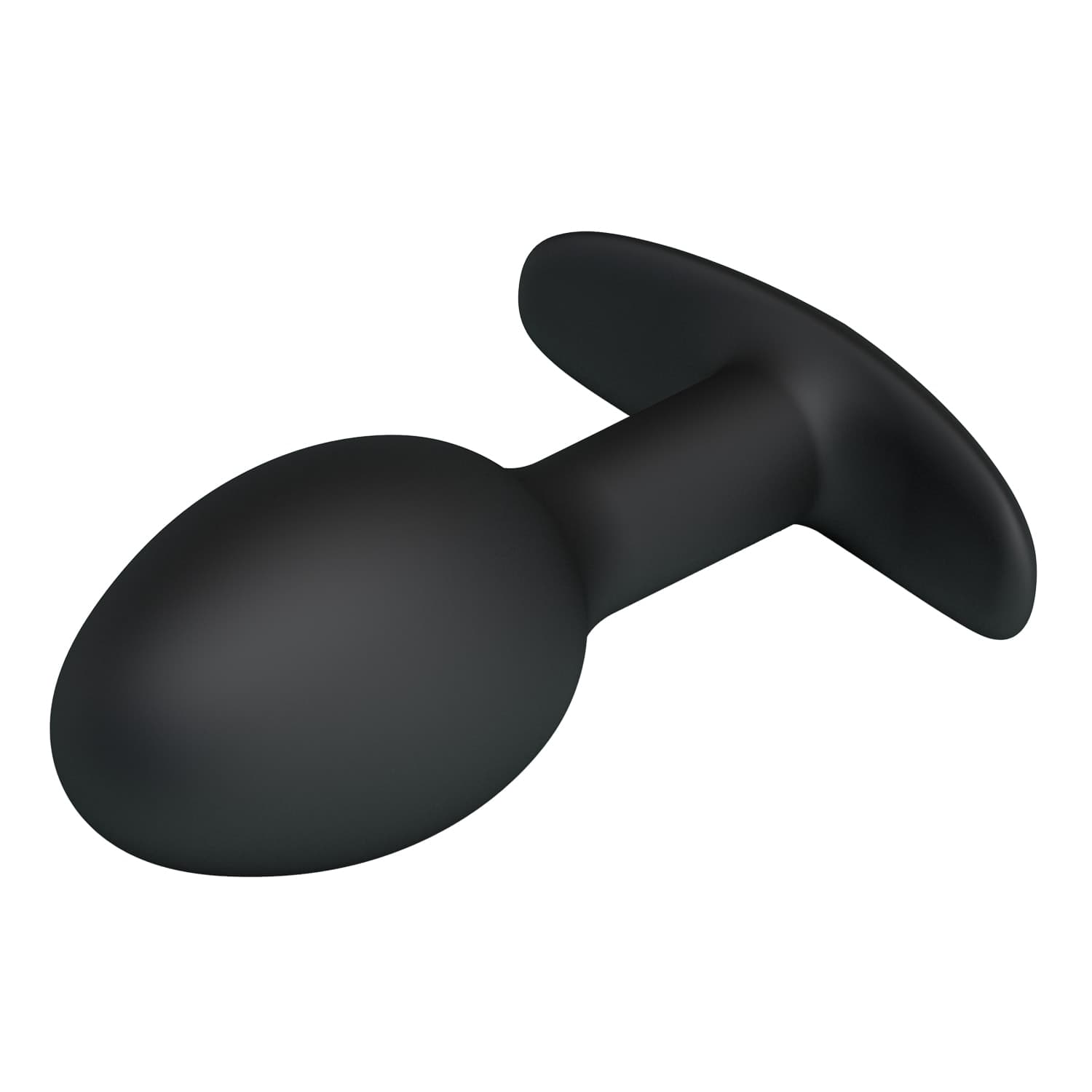 Plug anale Anal Balls Pretty Love silicone nero peso interno sex toy 8,4 cm - 3
