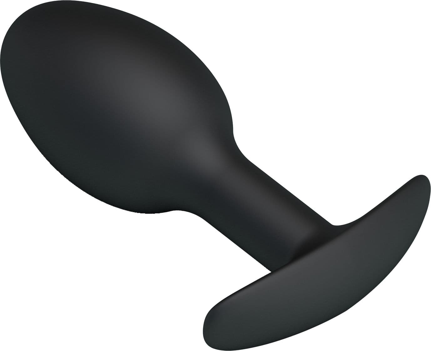 Plug anale Anal Balls Pretty Love silicone nero peso interno sex toy 8,4 cm - 4