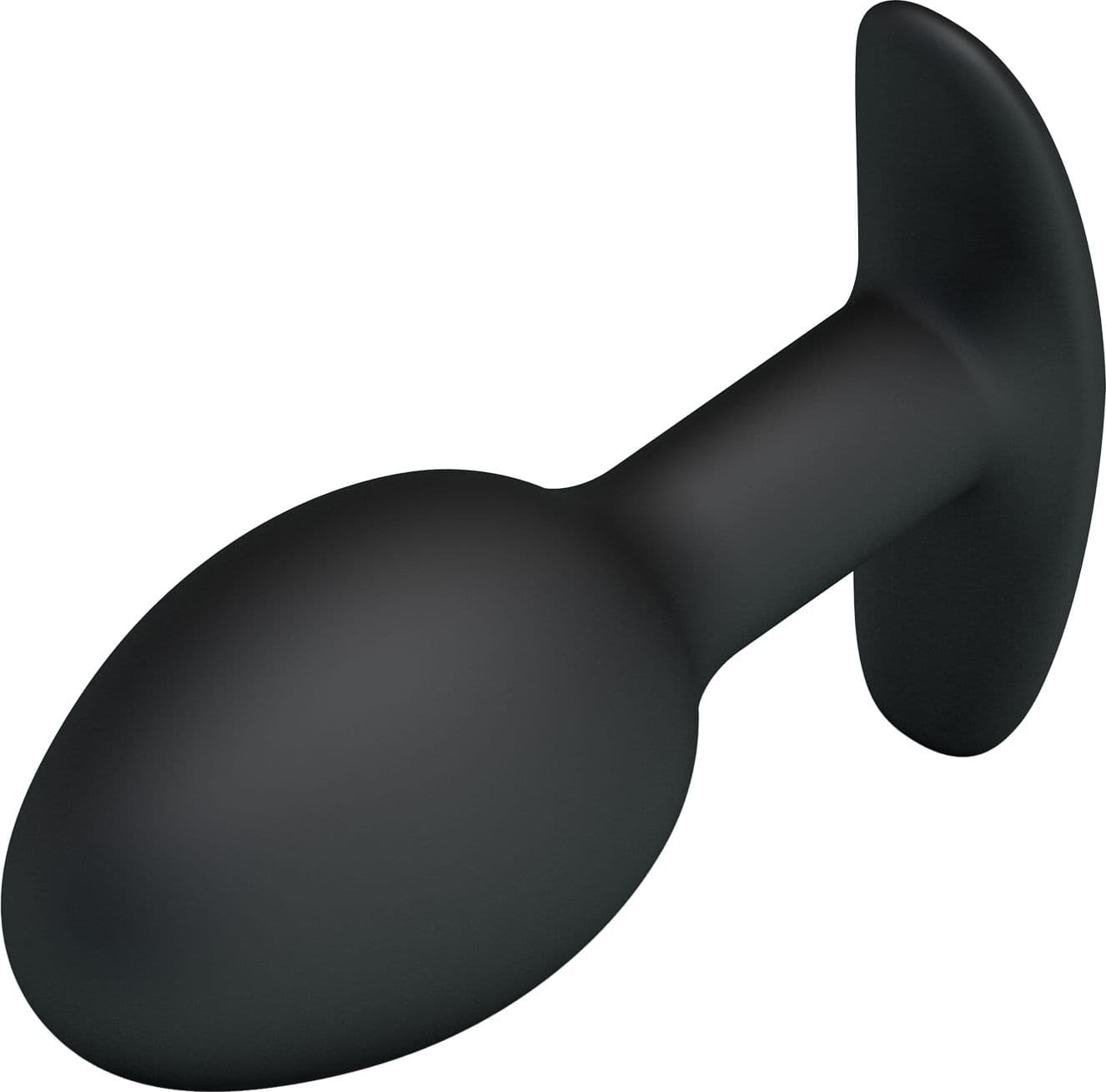 Plug anale Anal Balls Pretty Love silicone nero peso interno sex toy 8,4 cm - 5