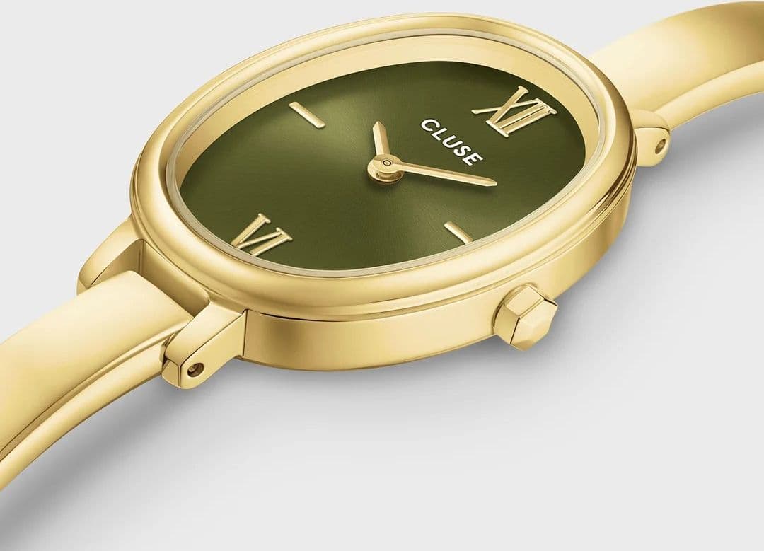 CLUSE - Orologio L'Ovale Watch Steel, Olive, Gold Colour - 2