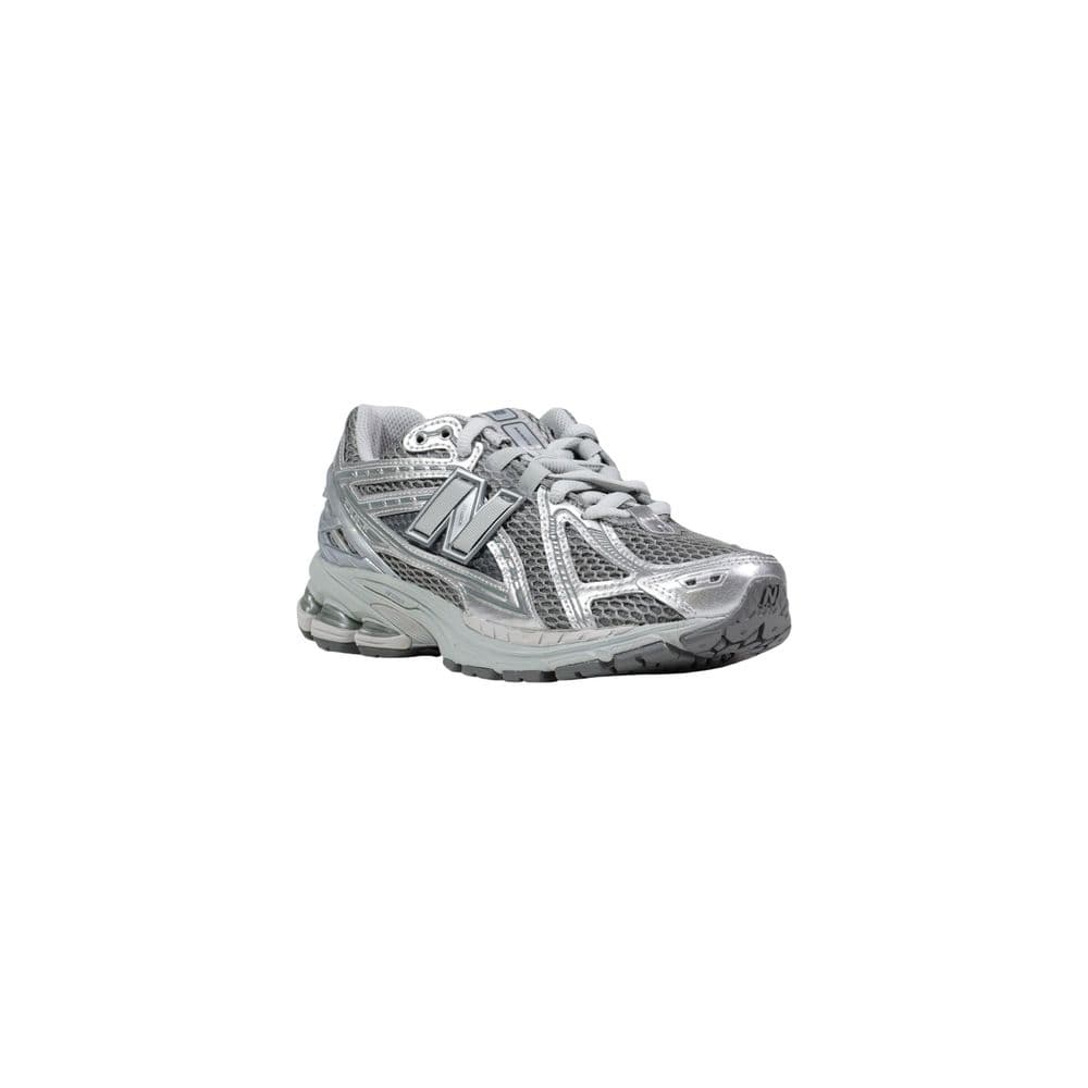 New Balance Silver Synthetic Athletic Sneakers - 2