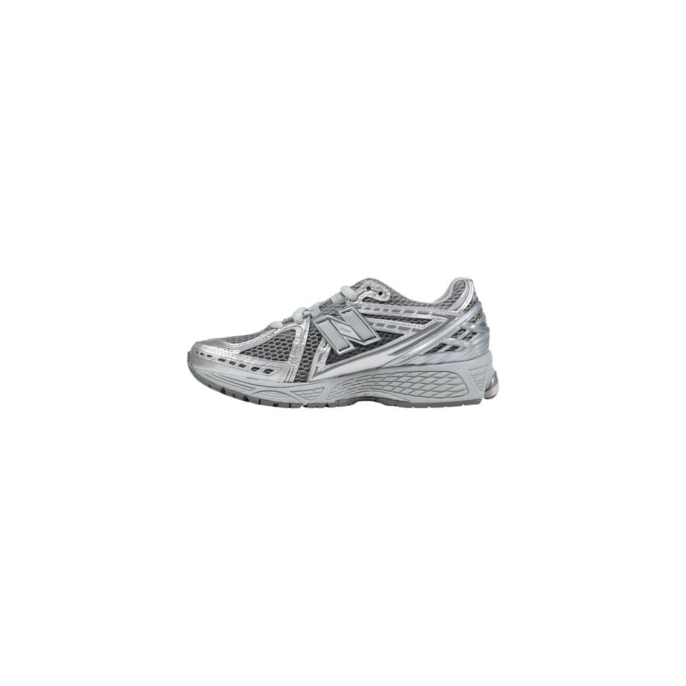 New Balance Silver Synthetic Athletic Sneakers - 3