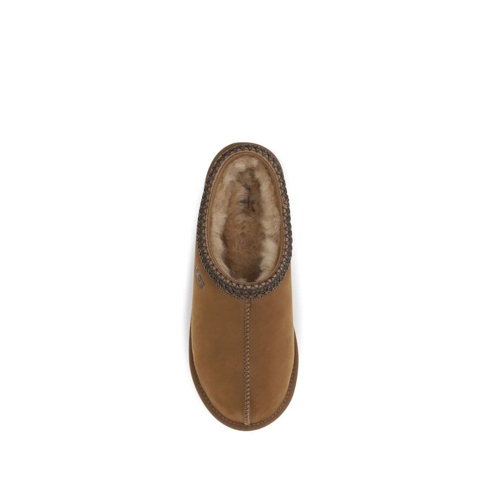 UGG Brown Nubuc Leather Clogs - 4