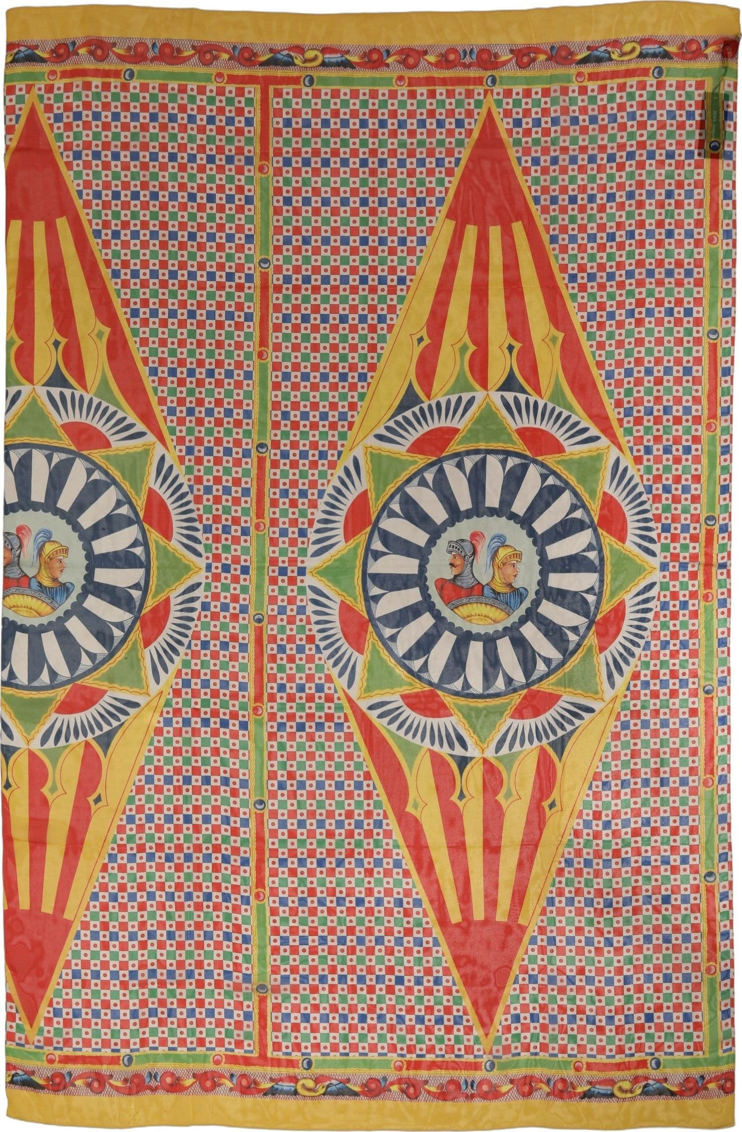 Dolce & Gabbana Multicolor Silk Carretto Print Stole Scarf - 2