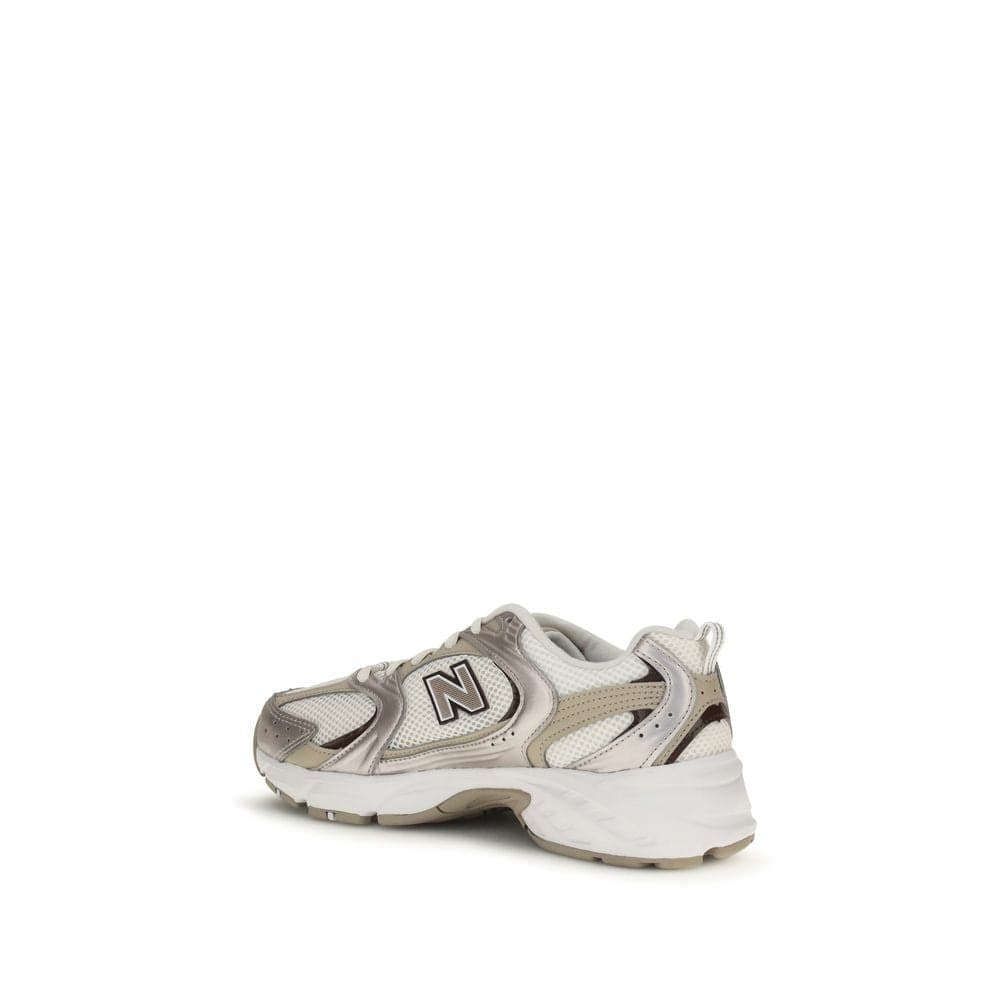 New Balance Beige Fabric Athletic Sneakers - 3