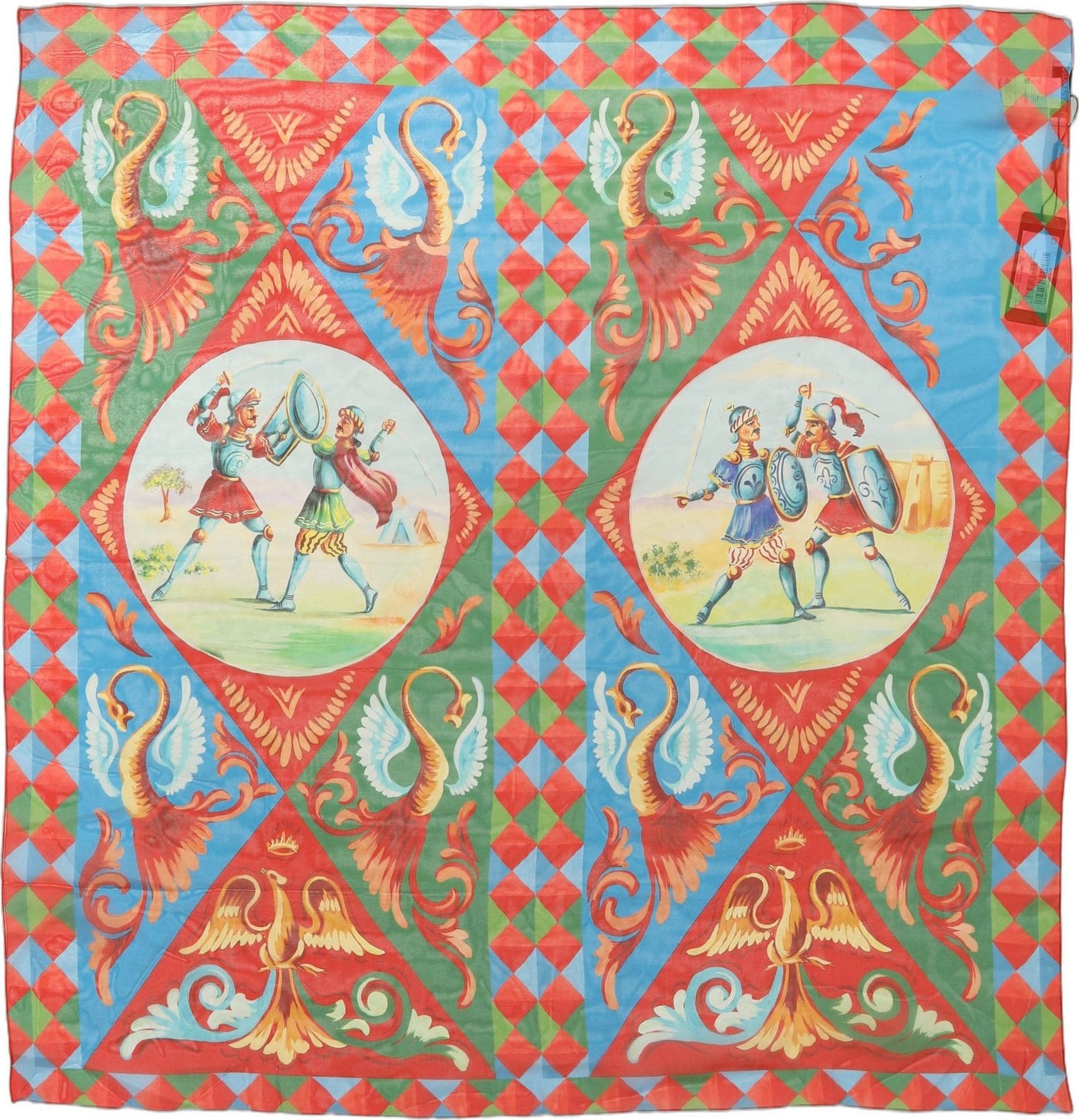 Dolce & Gabbana Multicolor Silk Printed Square Foulard Scarf - 2