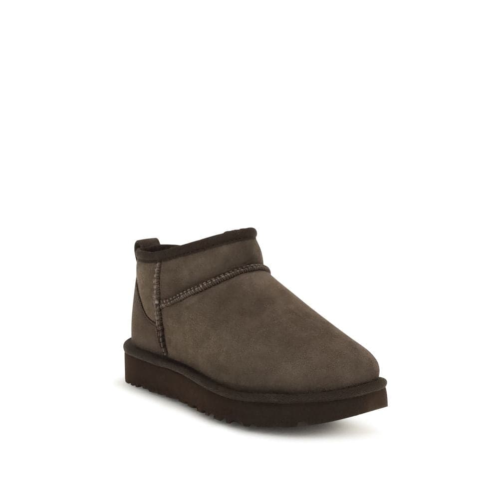 UGG Brown Suede Leather Ankle Boots - 2