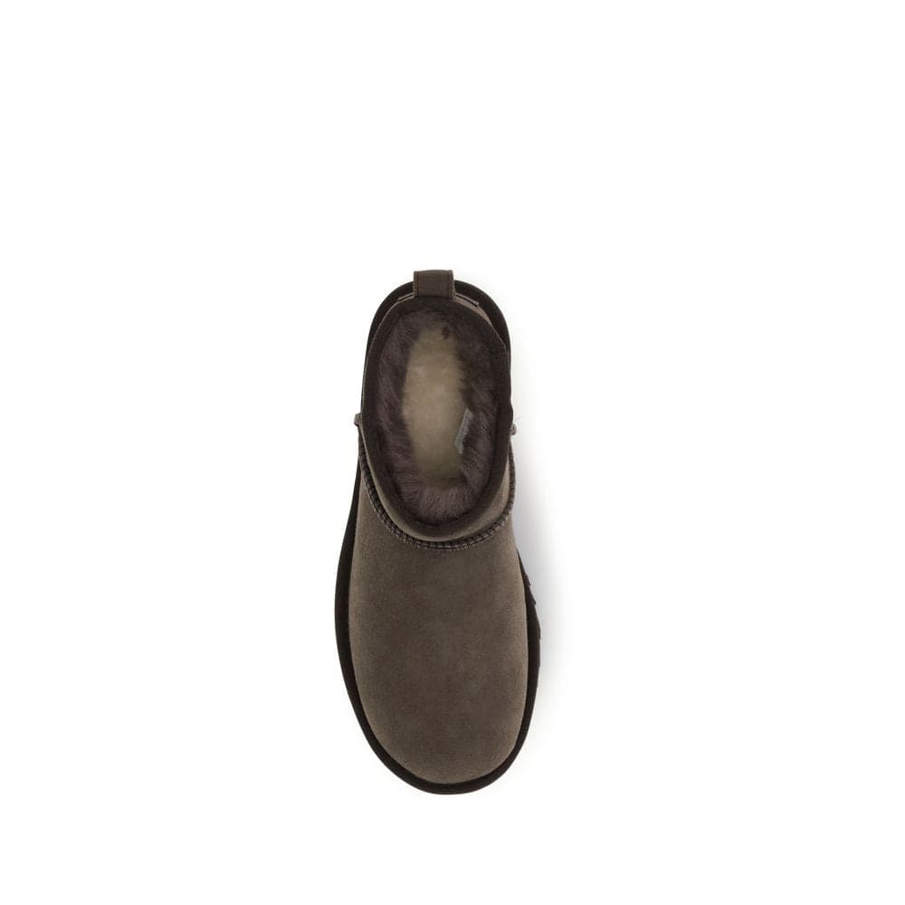 UGG Brown Suede Leather Ankle Boots - 4