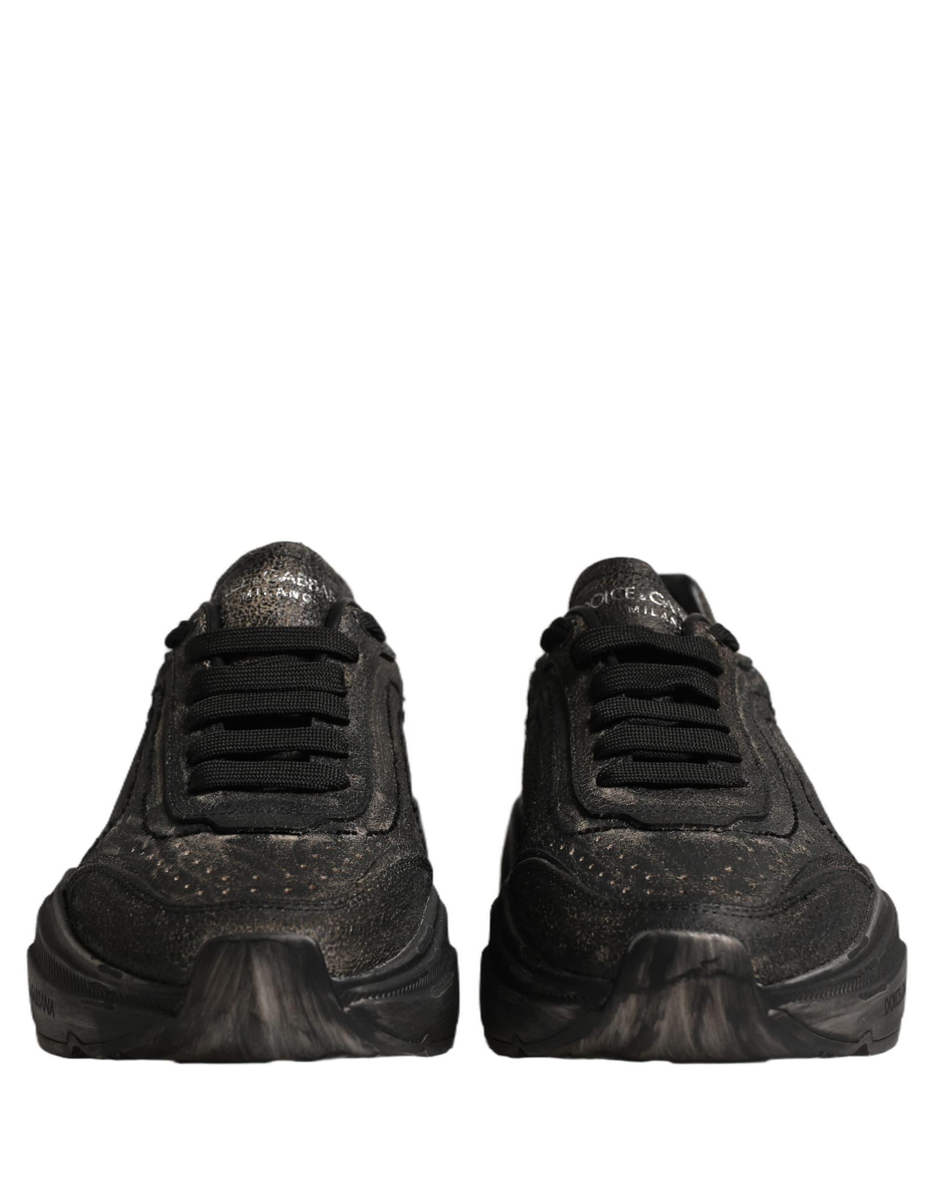 Dolce & Gabbana Black Daymaster Low Top Sneakers Shoes - 2