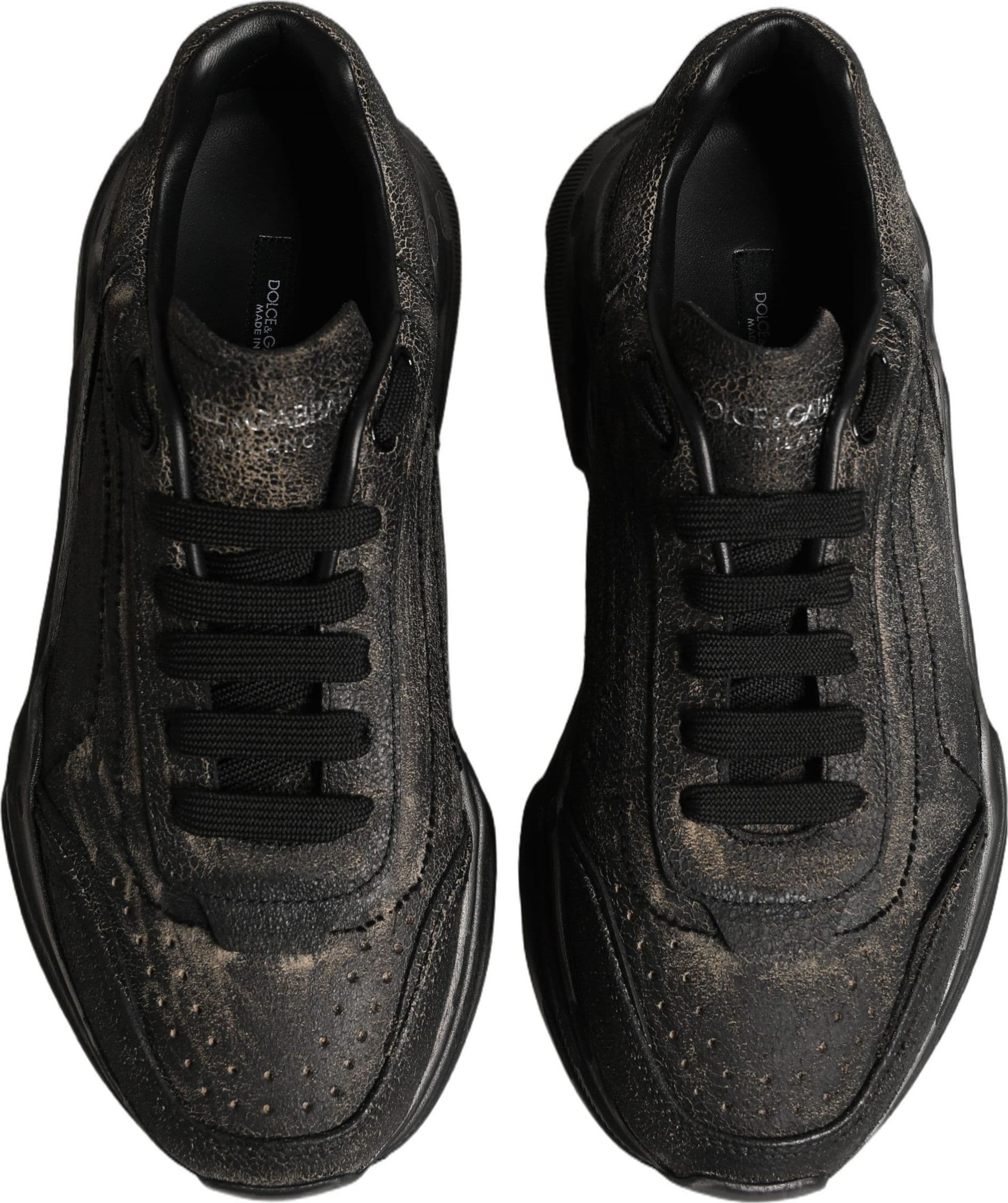 Dolce & Gabbana Black Daymaster Low Top Sneakers Shoes - 3
