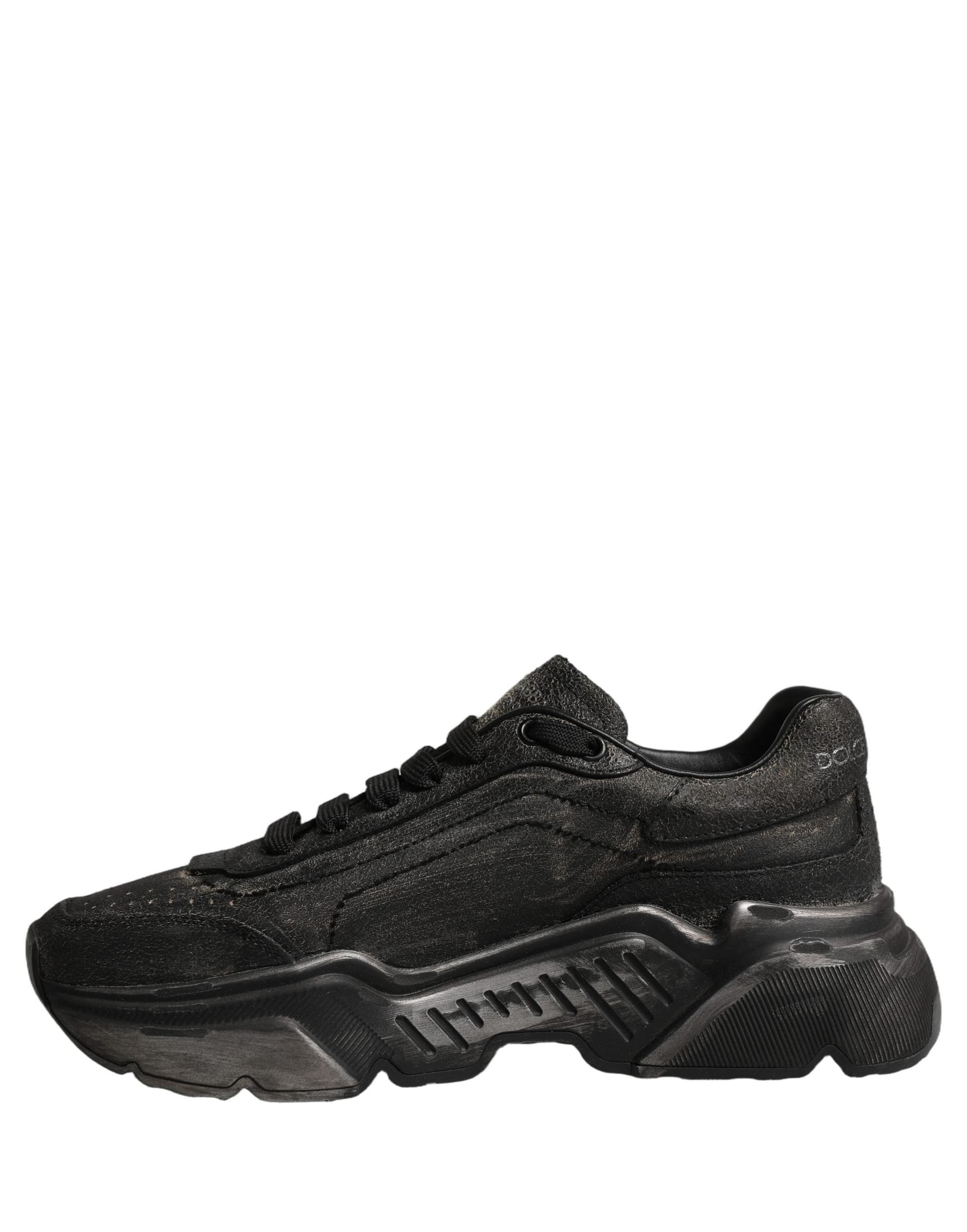 Dolce & Gabbana Black Daymaster Low Top Sneakers Shoes - 6