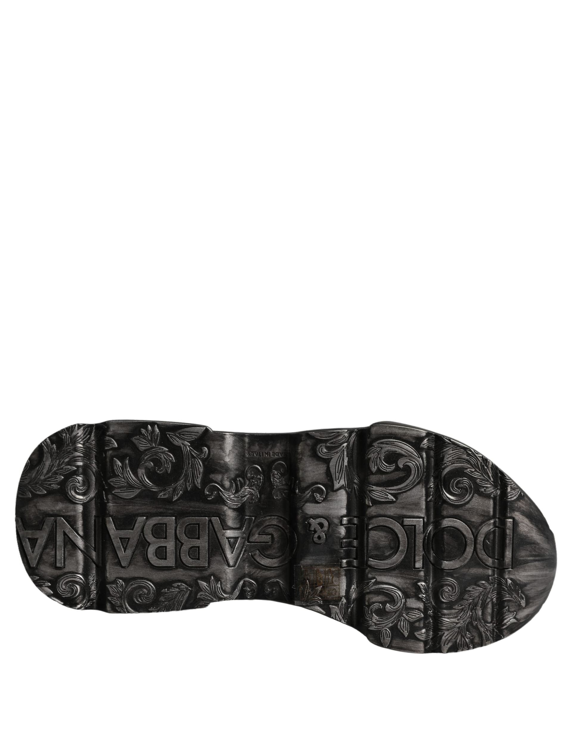 Dolce & Gabbana Black Daymaster Low Top Sneakers Shoes - 7