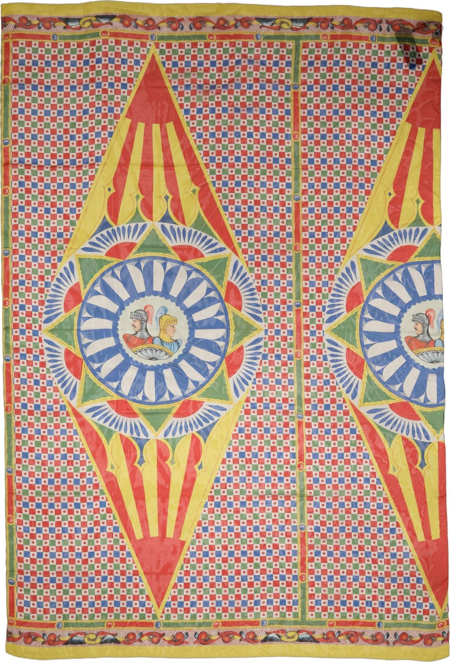 Dolce & Gabbana Multicolor Silk Carretto Print Stole Scarf - 2
