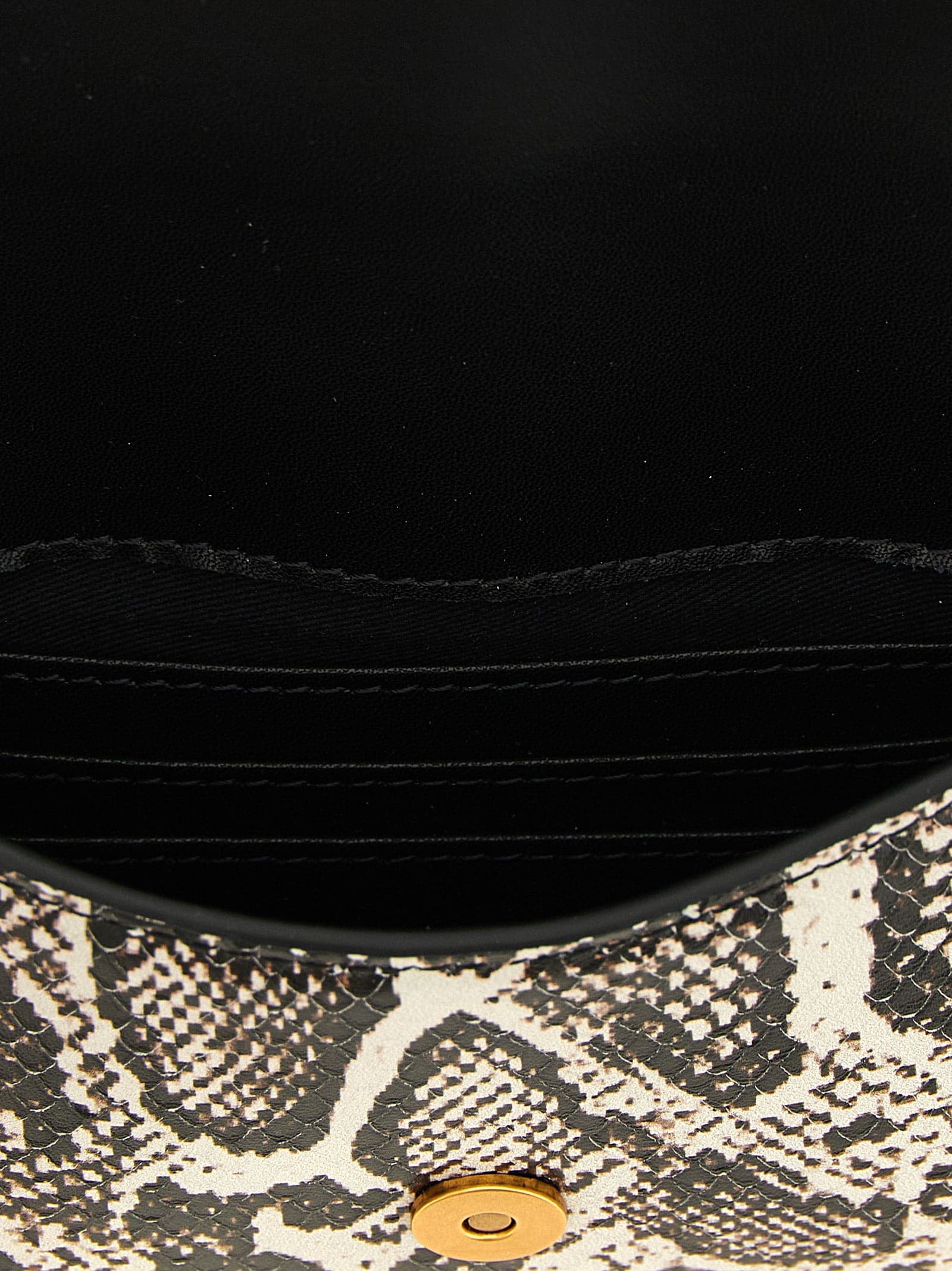 PINKO Beige Calfskin Clutch Bag - 4
