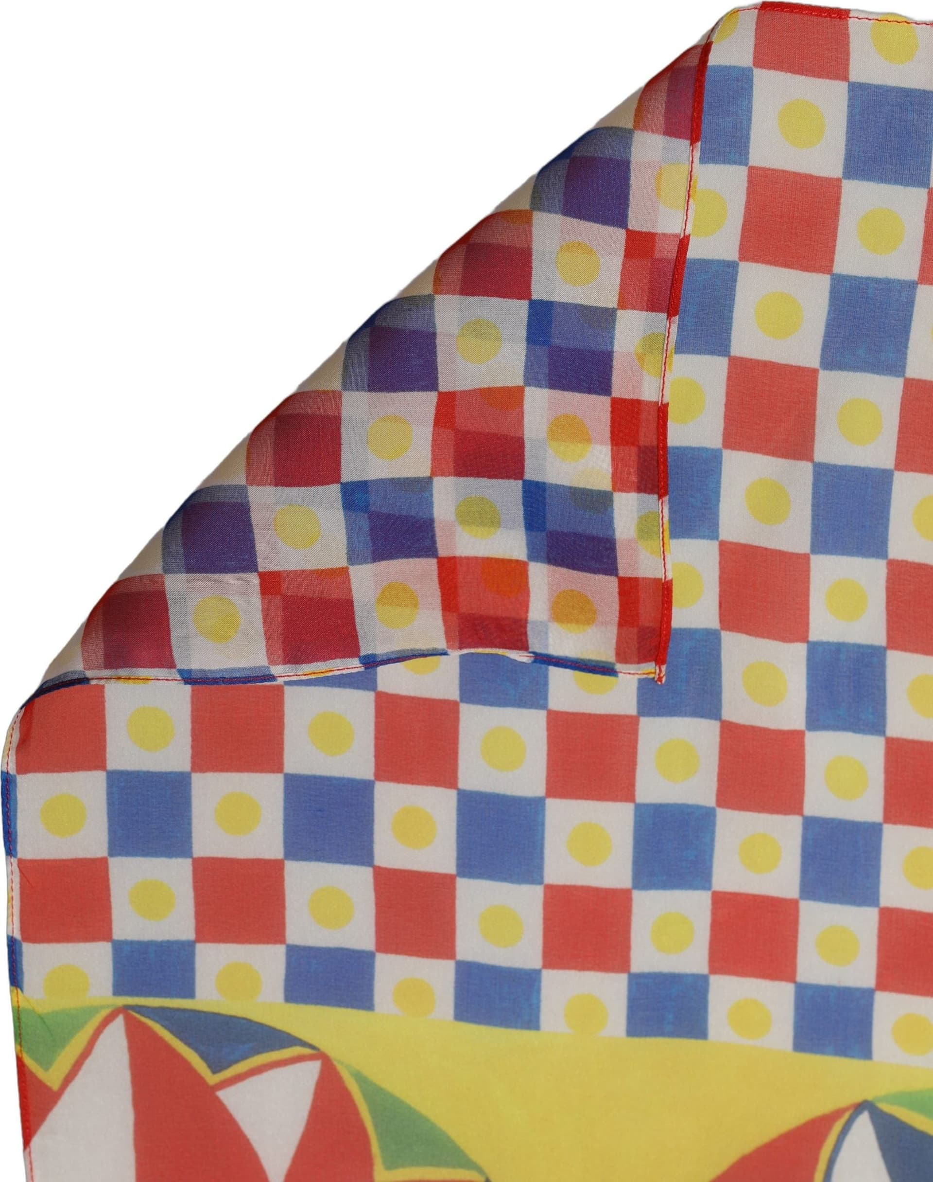 Dolce & Gabbana Multicolor Silk Carretto Foulard Scarf - 3