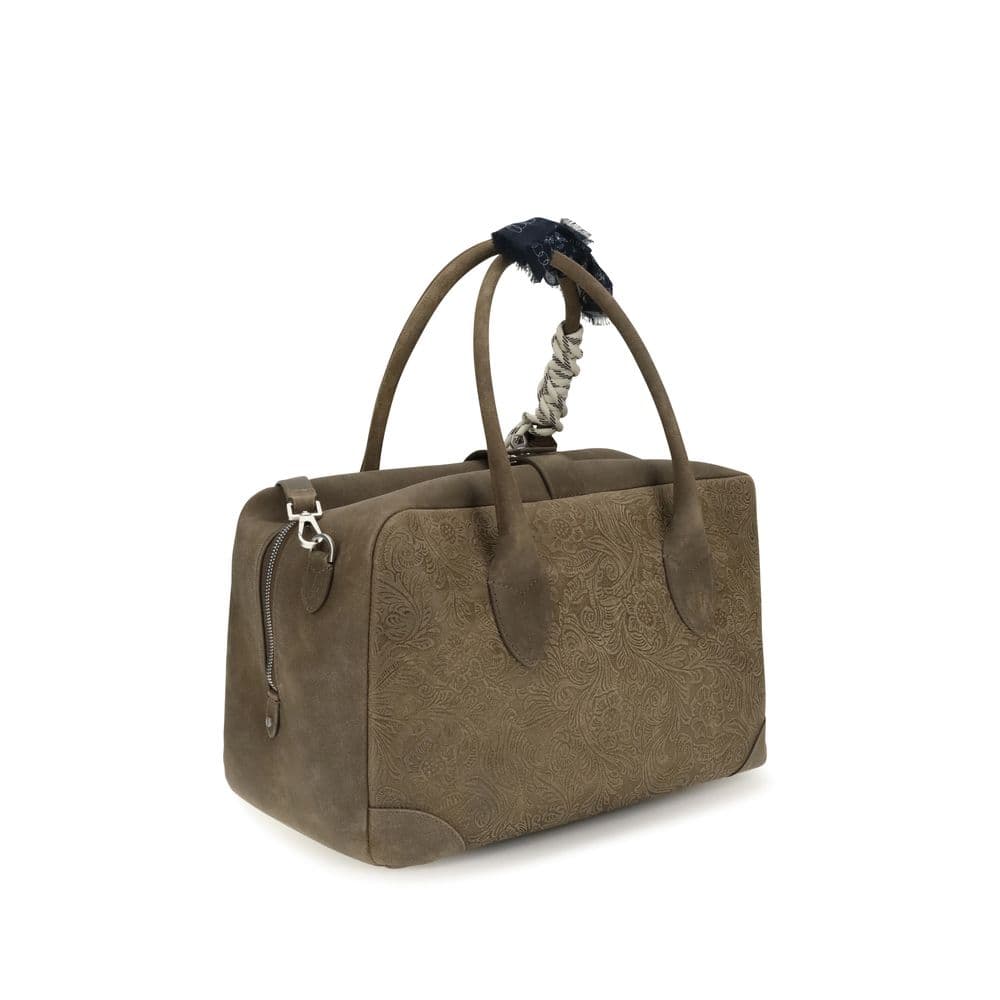 Golden Goose Brown Calf Leather Bos Taurus Handbag - 3