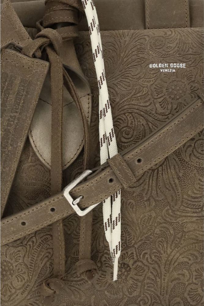 Golden Goose Brown Calf Leather Bos Taurus Handbag - 4