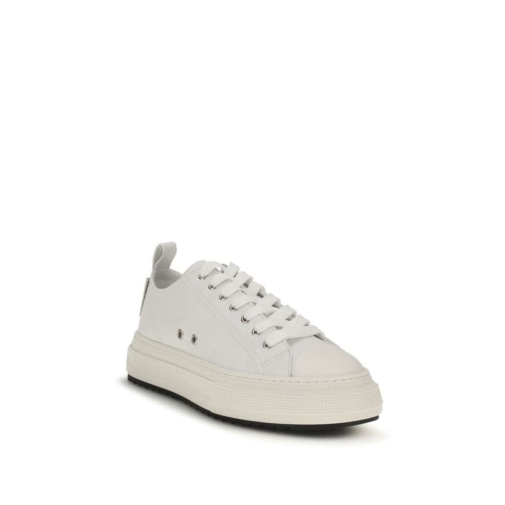 Dsquared² White Polyethylene Platform Sneakers - 2