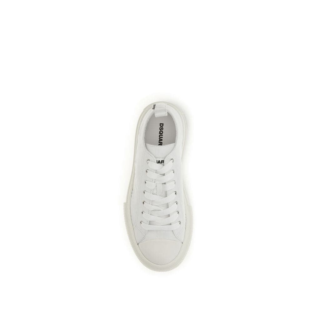 Dsquared² White Polyethylene Platform Sneakers - 4
