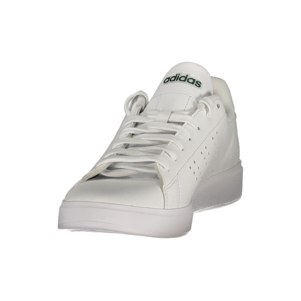 Adidas White Polyurethane Men's Sneaker - 3