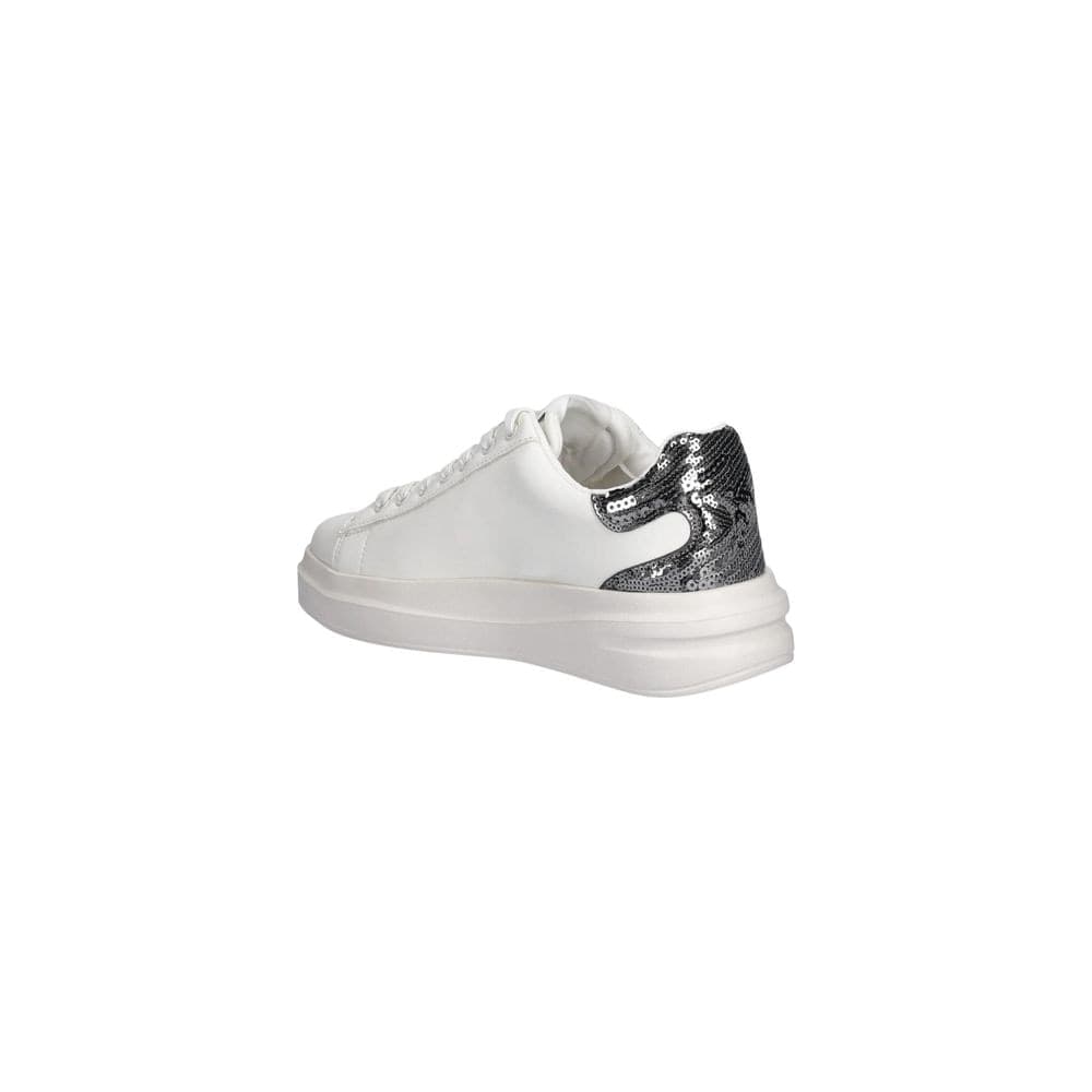 Guess Silver Leather Sneakers - 2