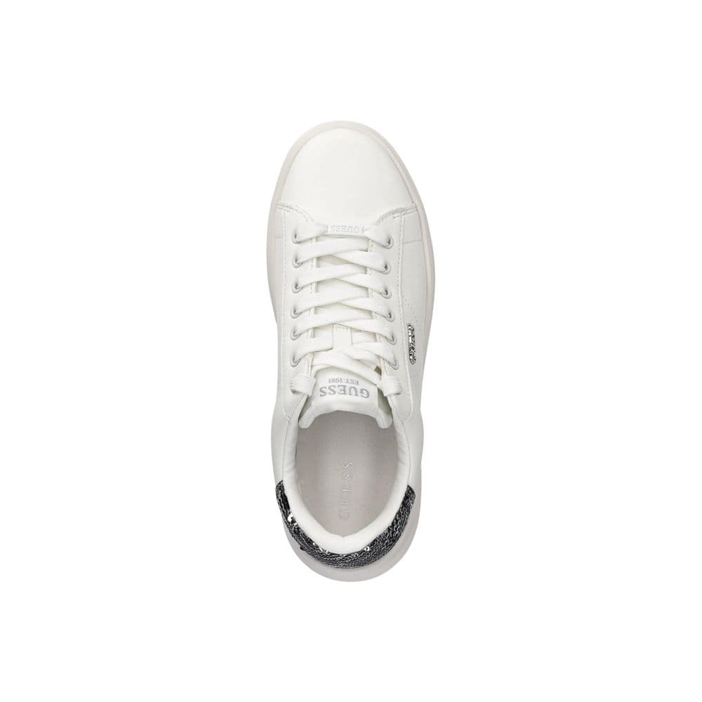 Guess Silver Leather Sneakers - 3