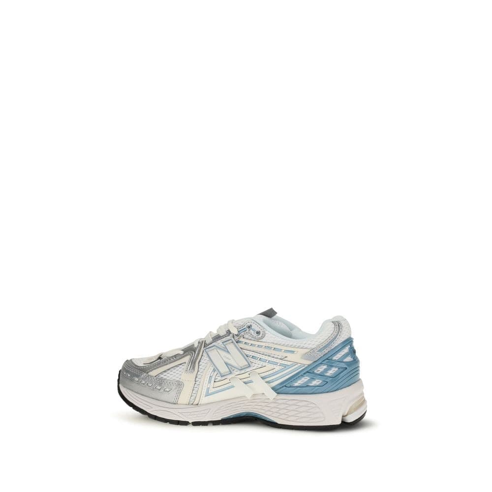 New Balance White Fabric Athletic Sneakers - 3