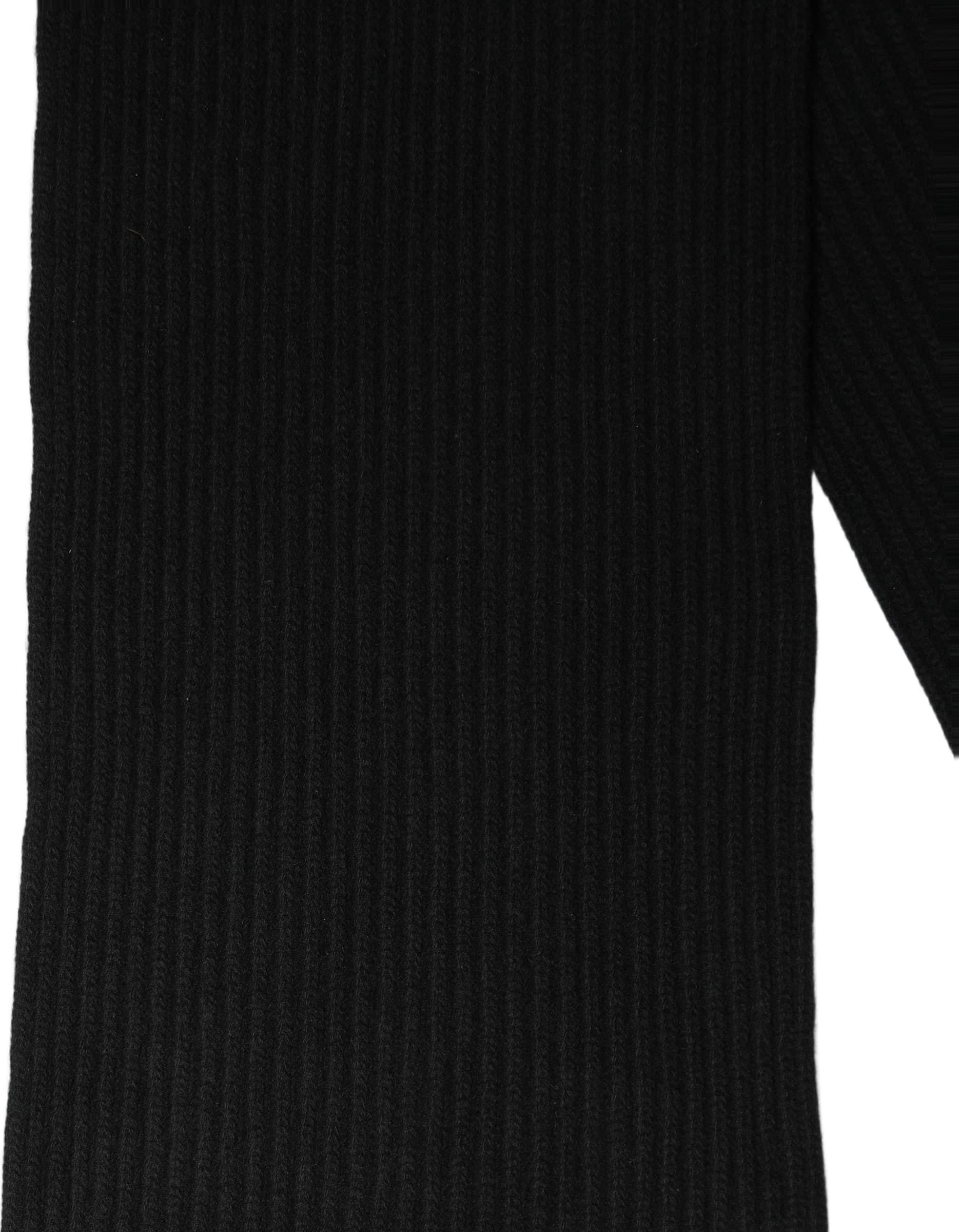 Dolce & Gabbana Men Black Wool Knitted Neck Shawl Scarf - 3