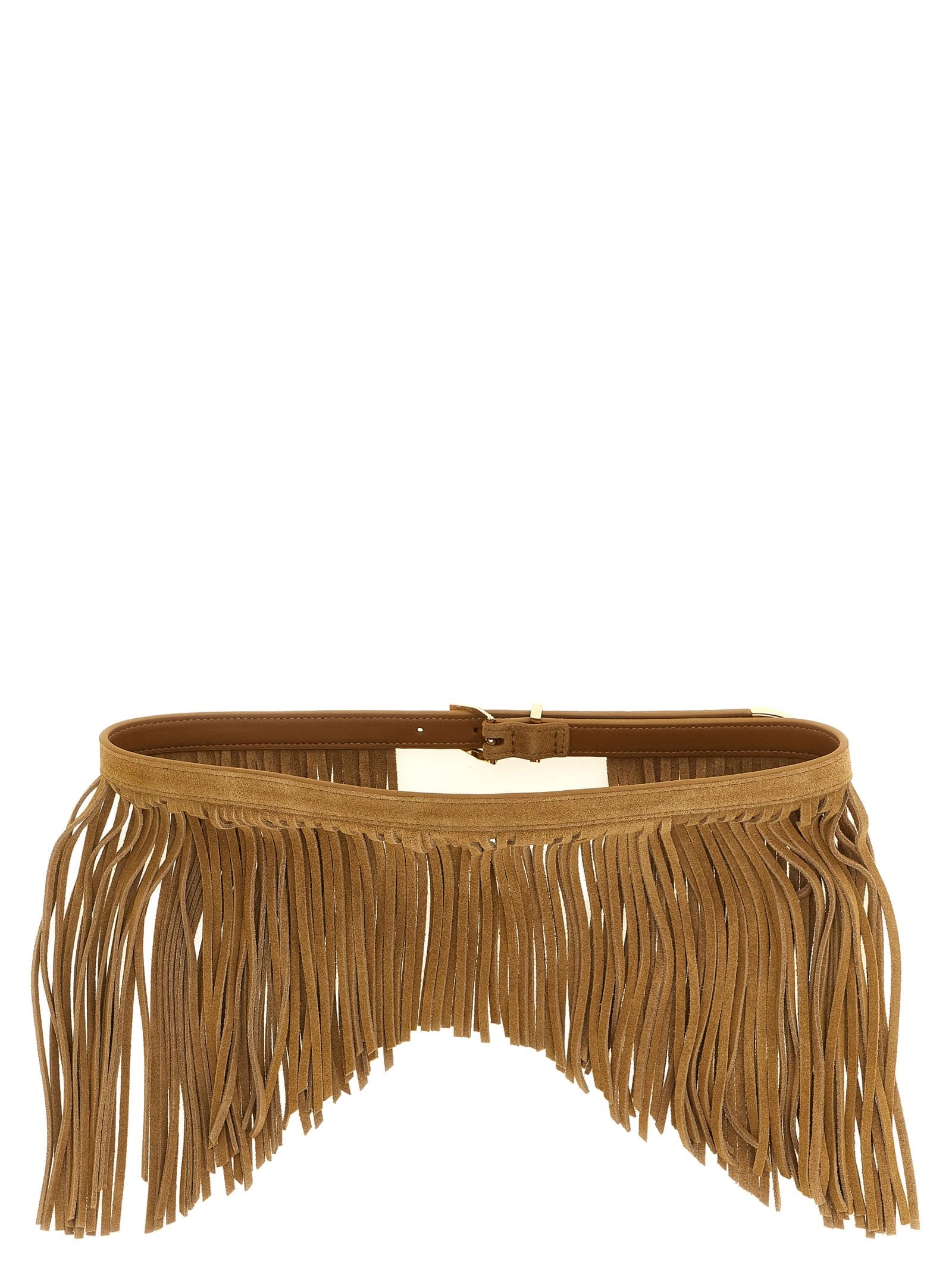 PINKO Beige Calfskin Regular Belt - 2