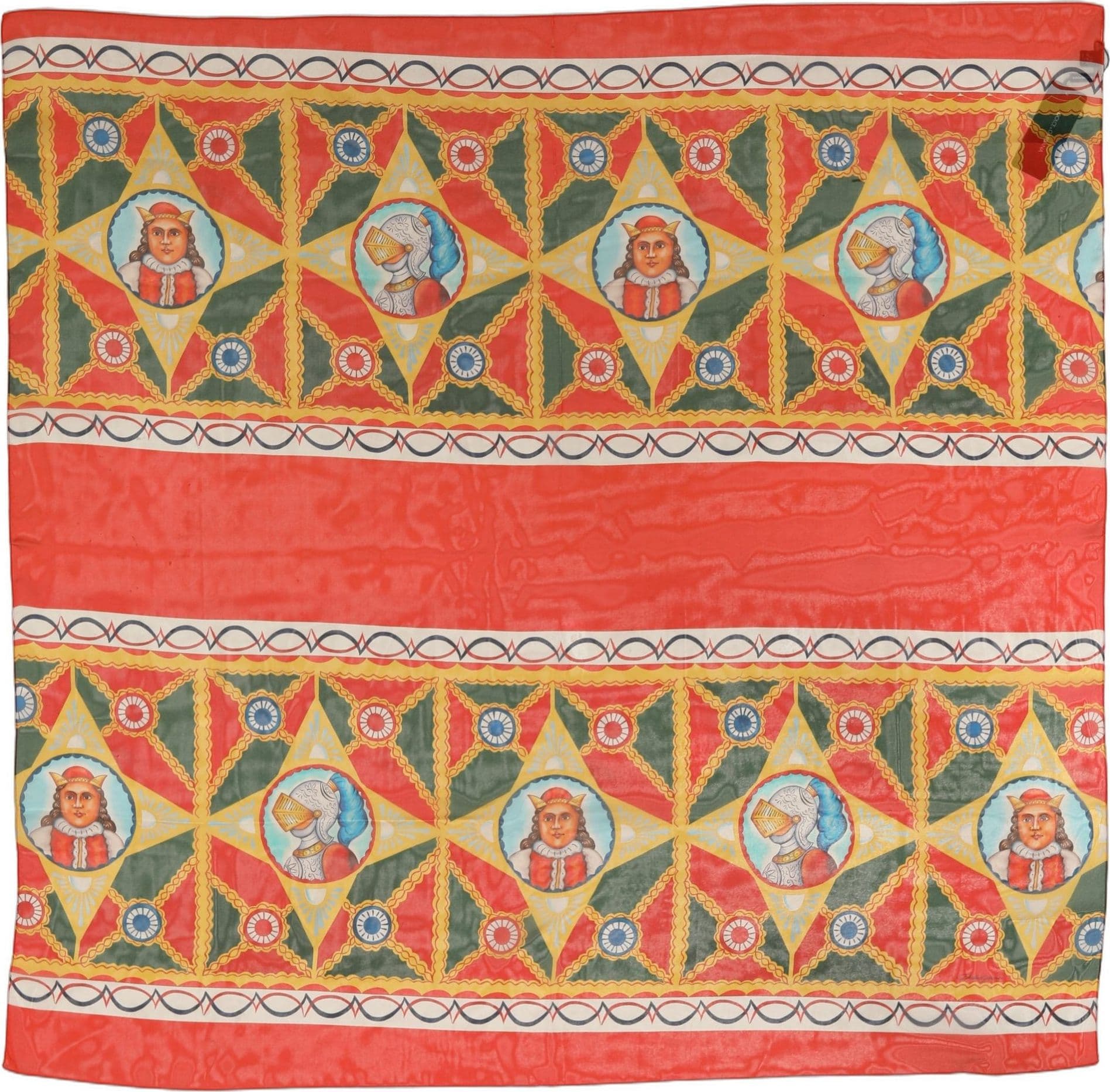 Dolce & Gabbana Multicolor Silk Printed Square Foulard Scarf - 3