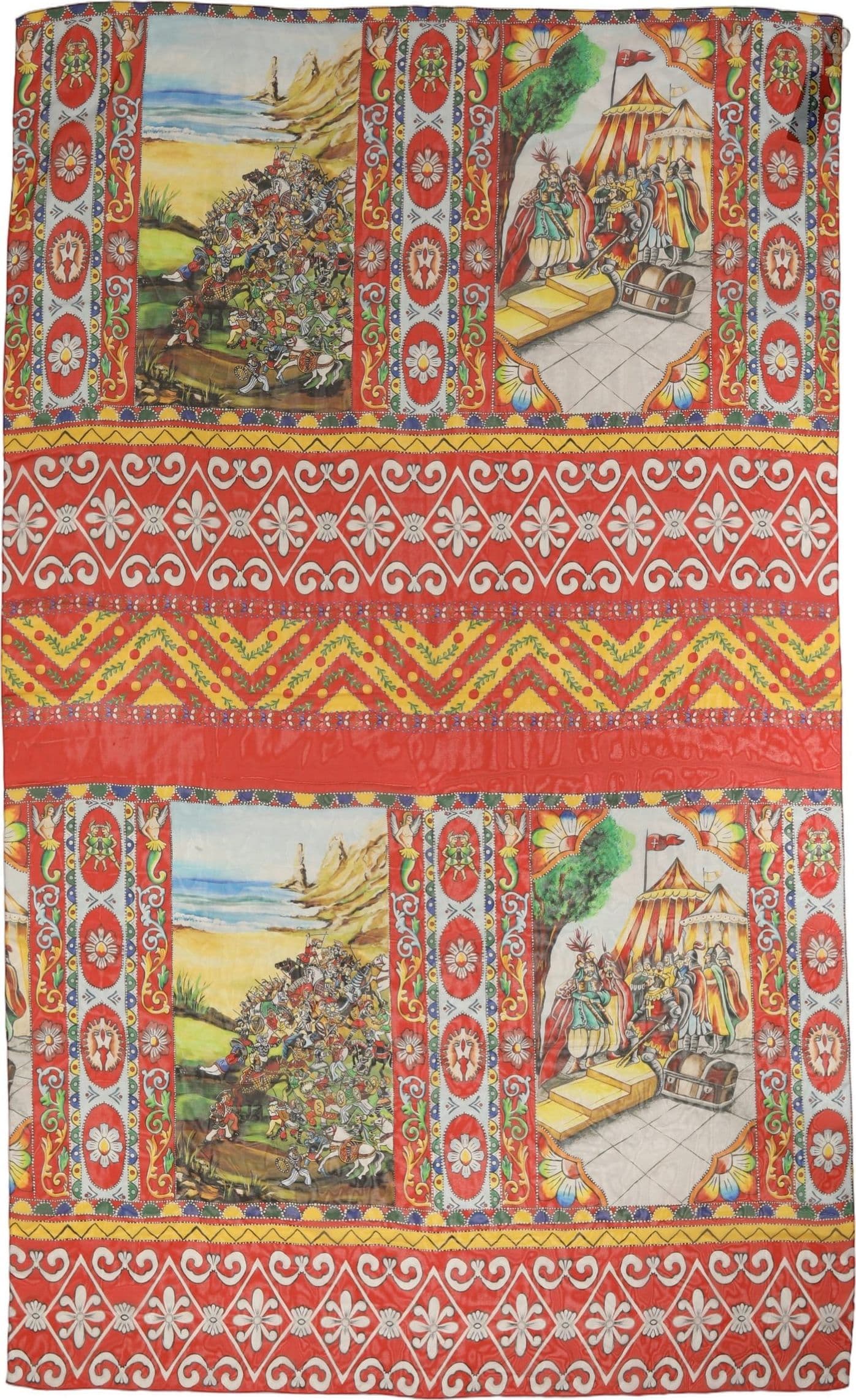 Dolce & Gabbana Multicolor Silk Printed Shawl Stole Scarf - 2