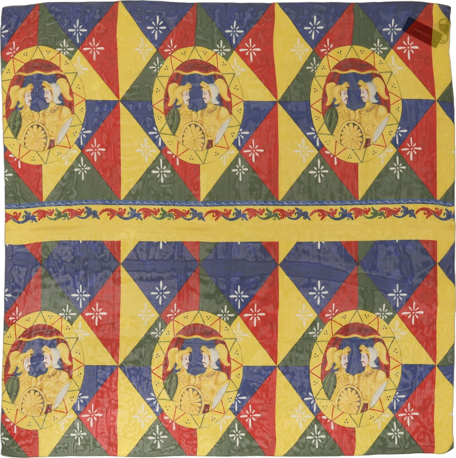 Dolce & Gabbana Multicolor Silk Printed Square Foulard Scarf - 2