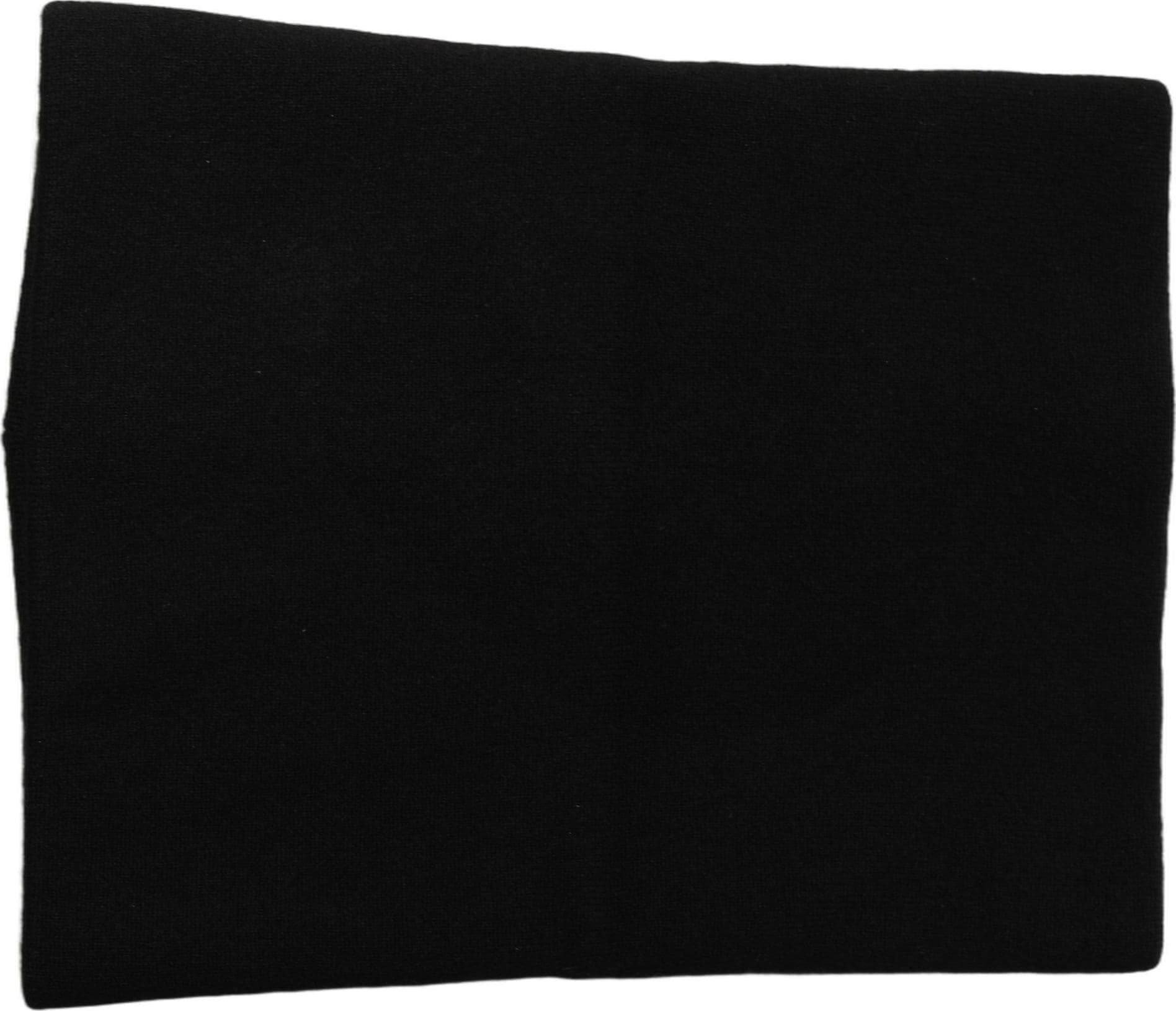 Dolce & Gabbana Men Black Cashmere Knitted Neck Warmer Scarf - 2