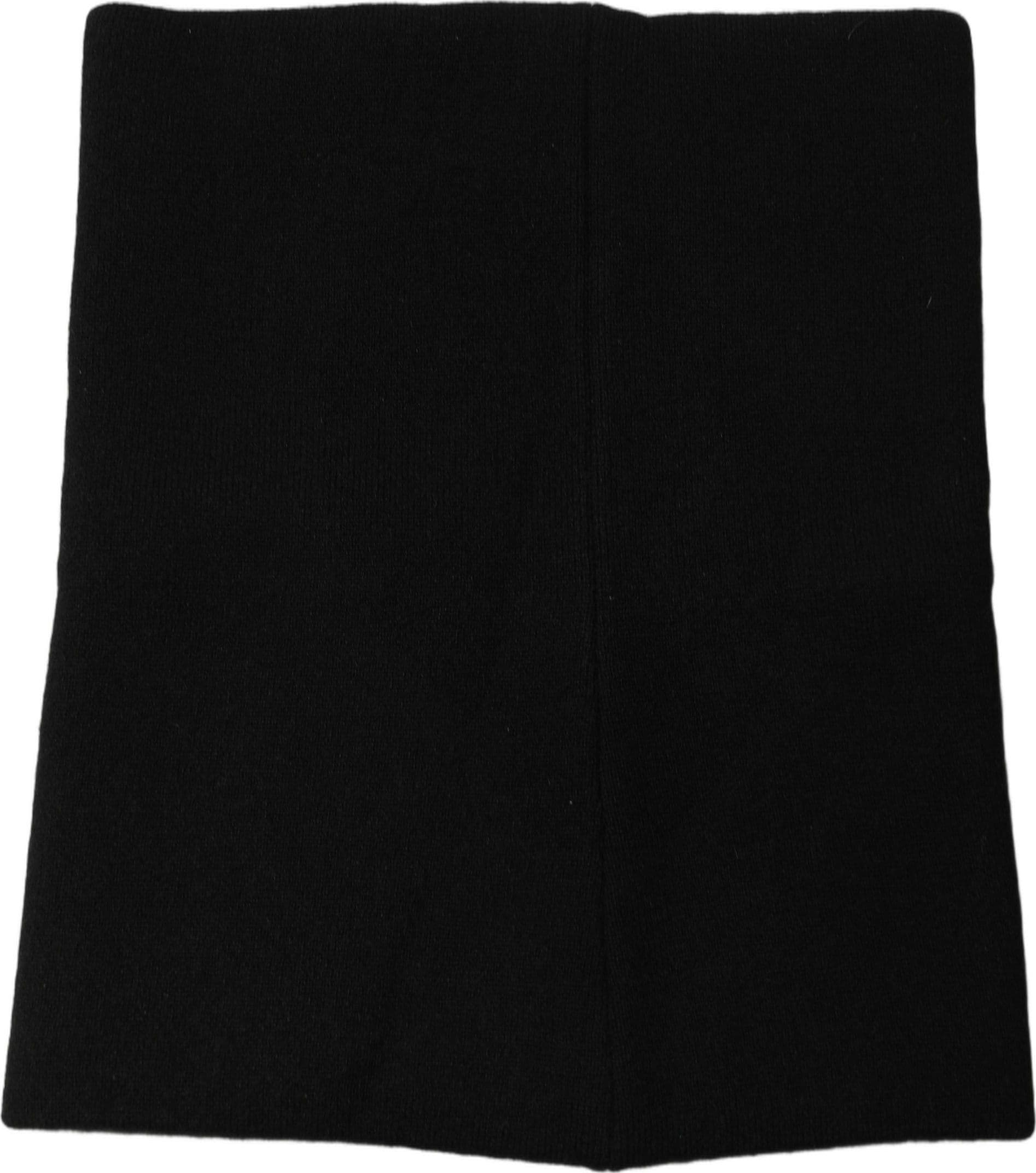 Dolce & Gabbana Men Black Cashmere Knitted Neck Warmer Scarf - 3
