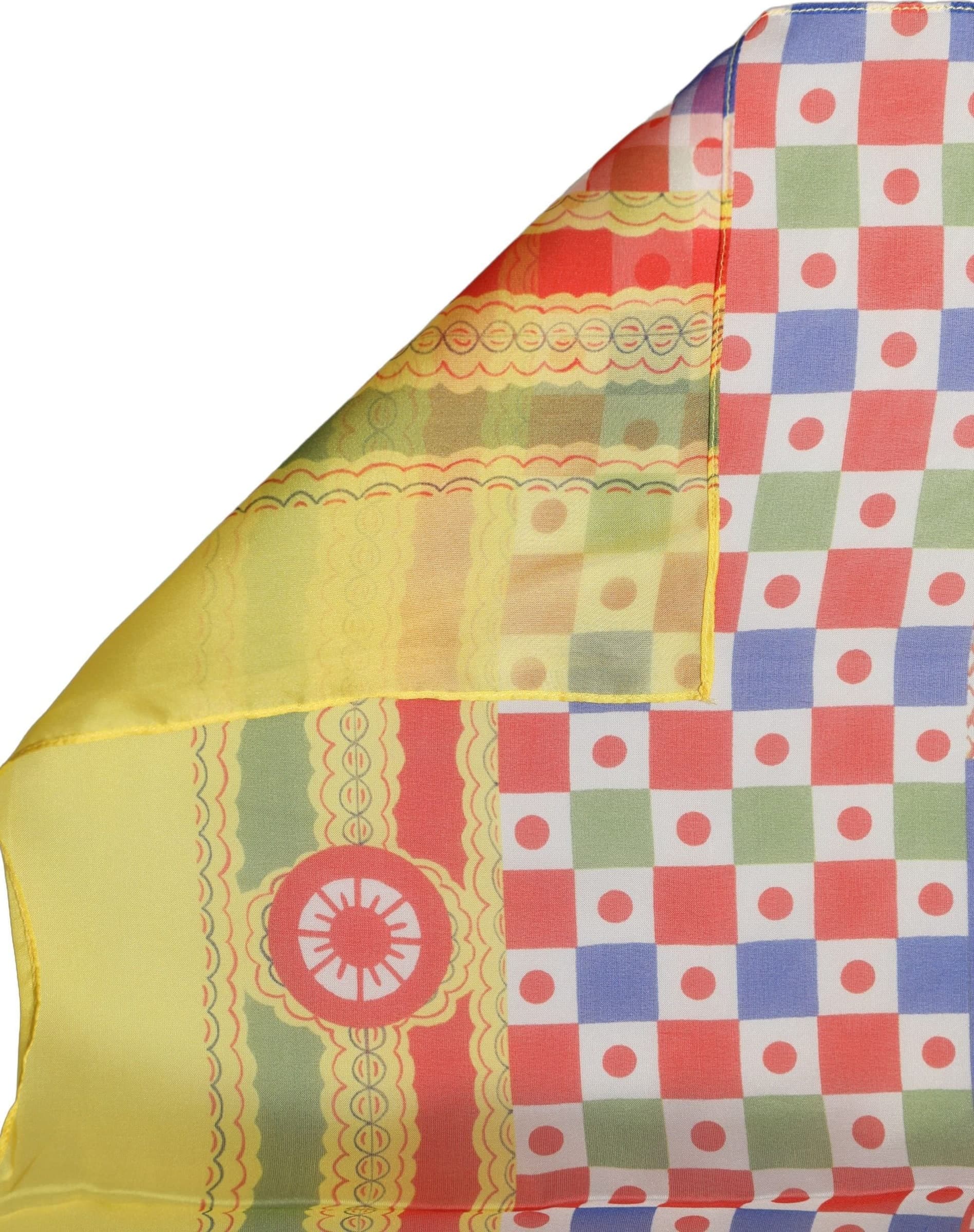 Dolce & Gabbana Multicolor Silk Carretto Foulard Scarf - 5