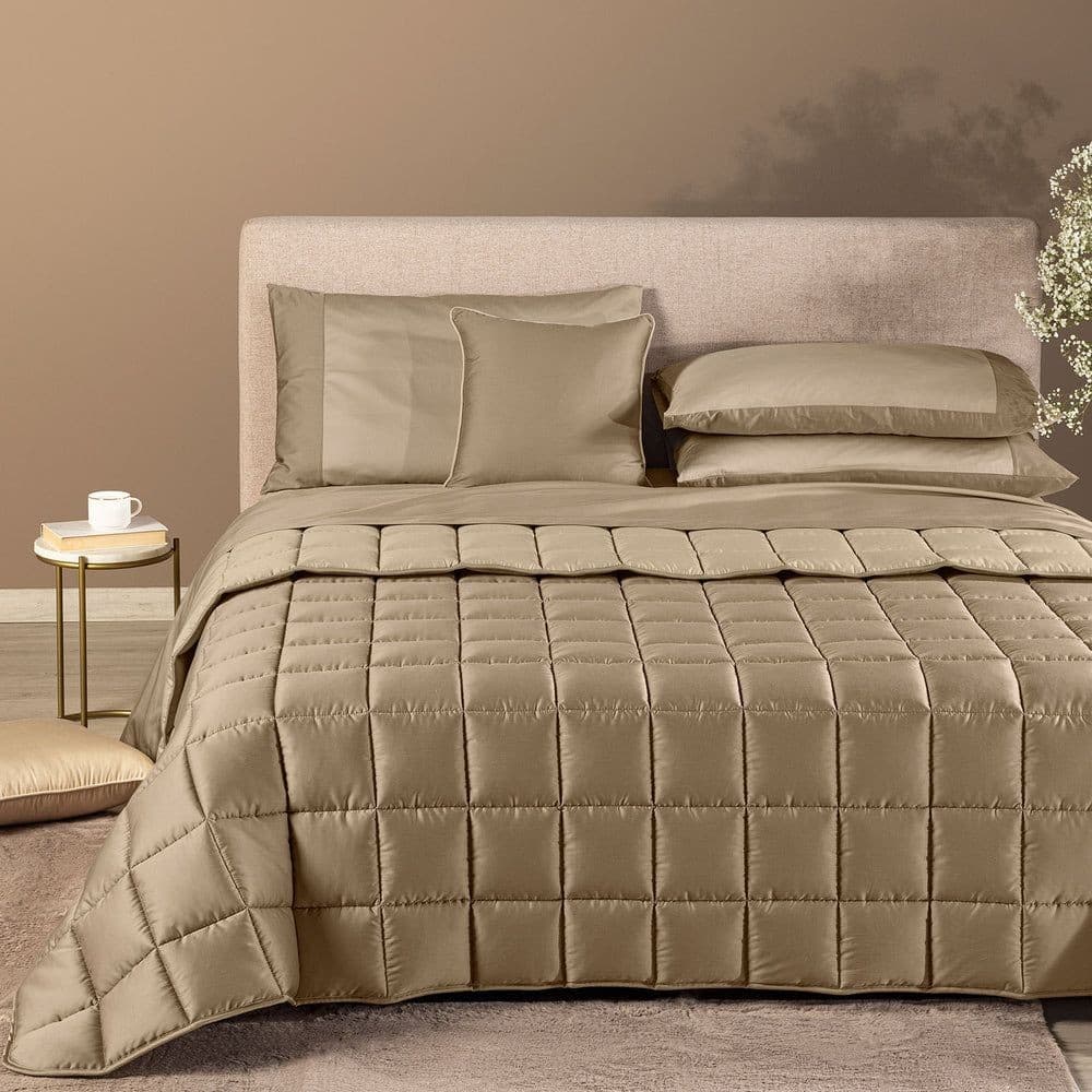 Trapunta Leggera Matrimoniale Raso di Cotone Caleffi Suite Double - 5