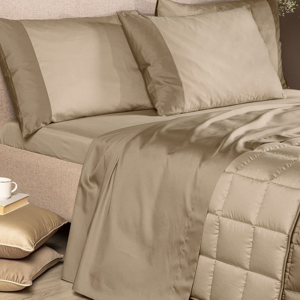 Trapunta Leggera Matrimoniale Raso di Cotone Caleffi Suite Double - 7