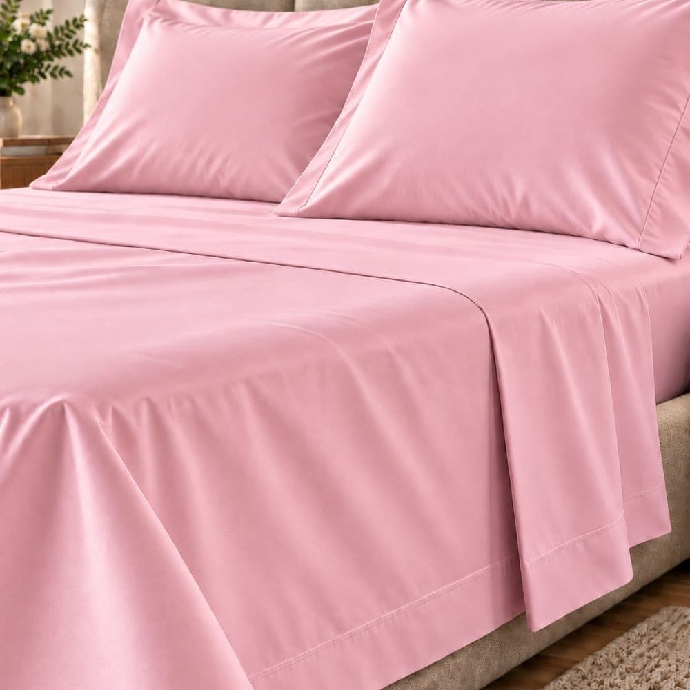 Lenzuola Matrimoniali Cotone Botticelli Home Solid Color - 38