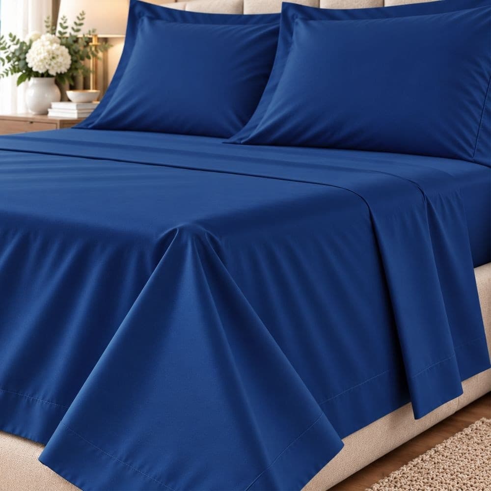 Lenzuola Matrimoniali Cotone Botticelli Home Solid Color - 49