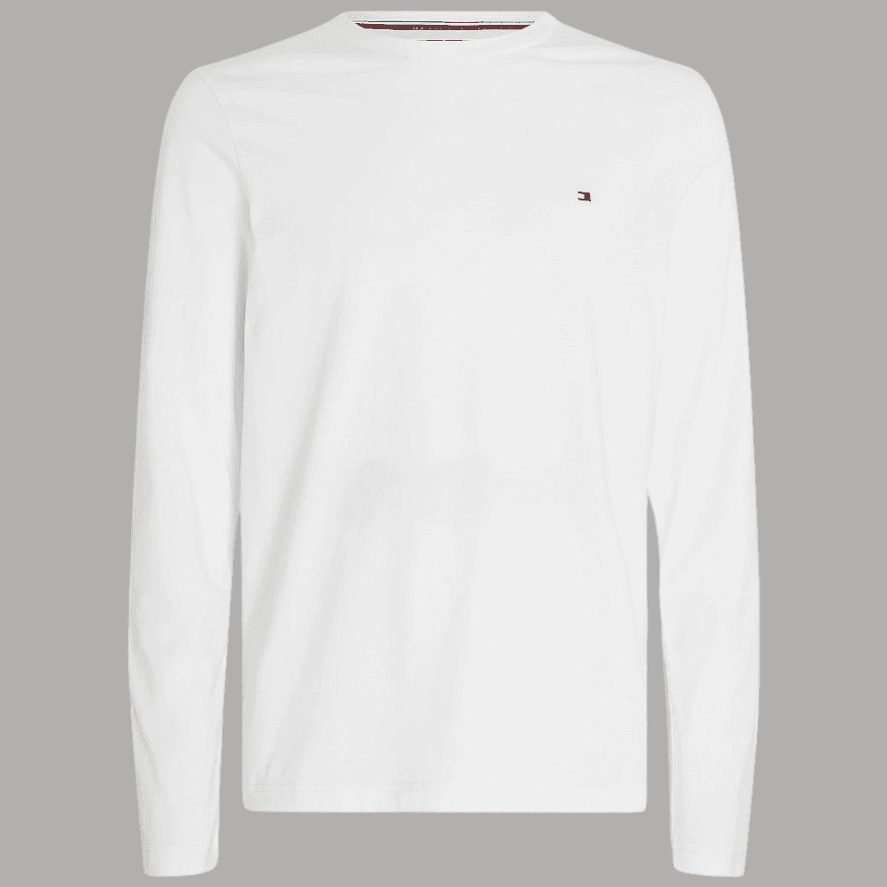 T-shirt manica lunga Tommy Hilfiger MW0MW09096 con logo ricamato Slim Fit - 5