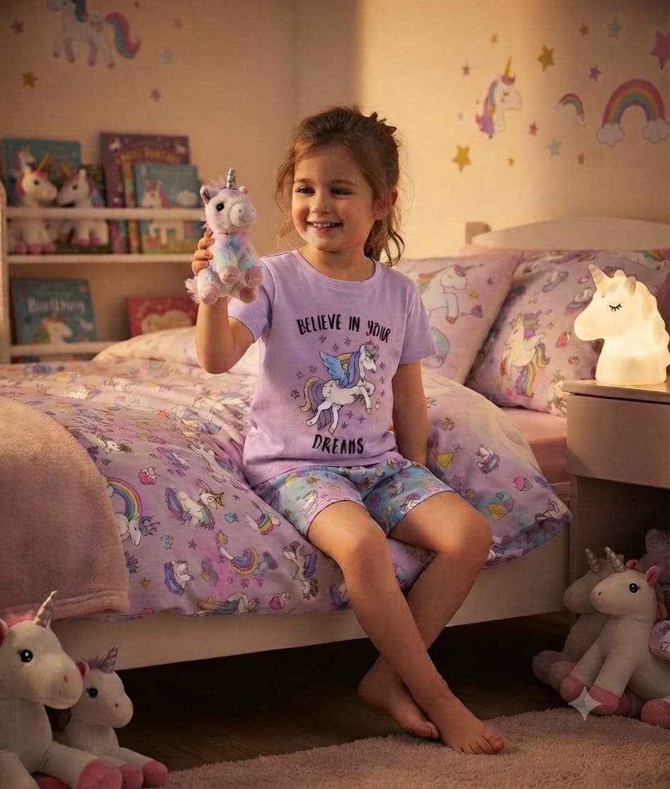 Pigiama Bimba in Cotone Disney Unicorn Dreams - 2