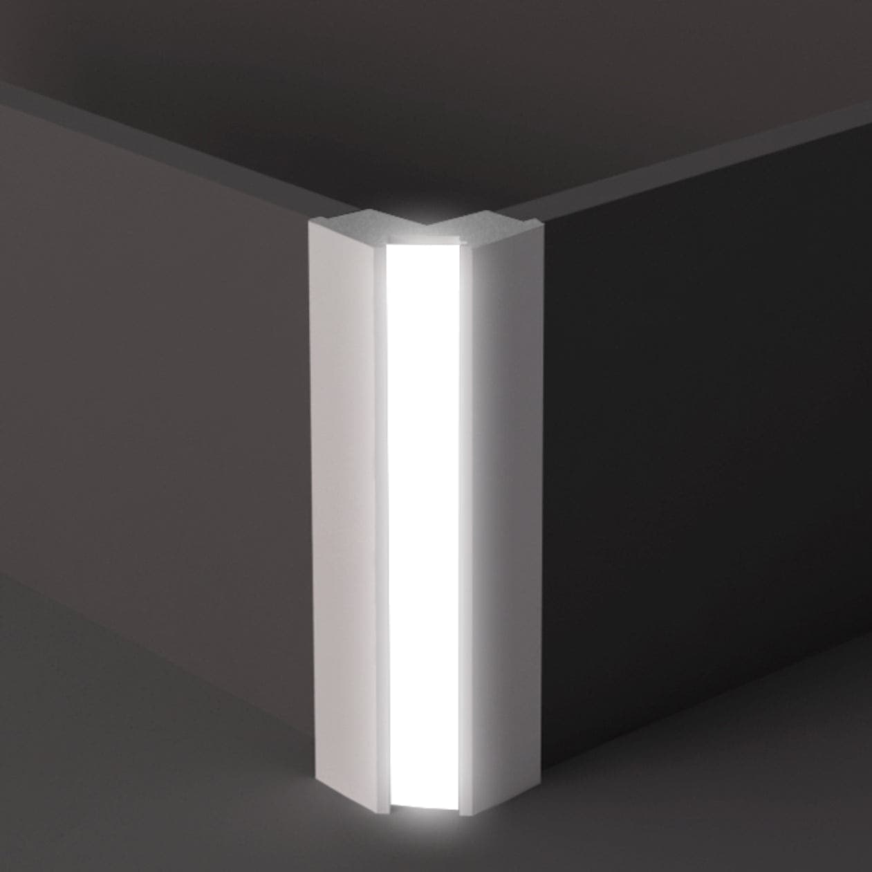 Profilo LED a Gola da Incasso per Cartongesso in Polimero 31x59x2700 mm – JX187 – Venduto al Metro Lineare - 9