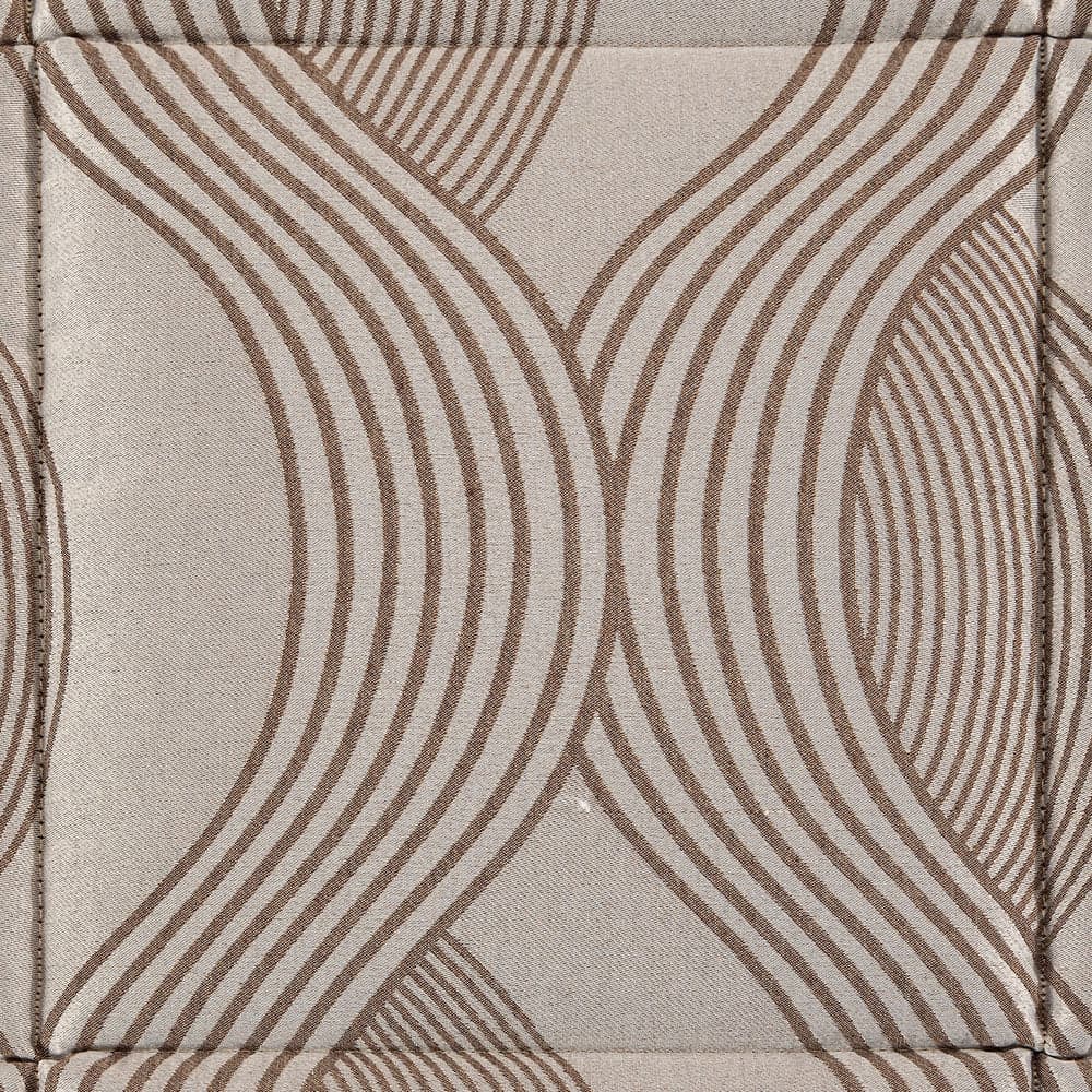 Trapunta Matrimoniale Caleffi Amber Barocco in Raso Jacquard 265x265 cm - 4