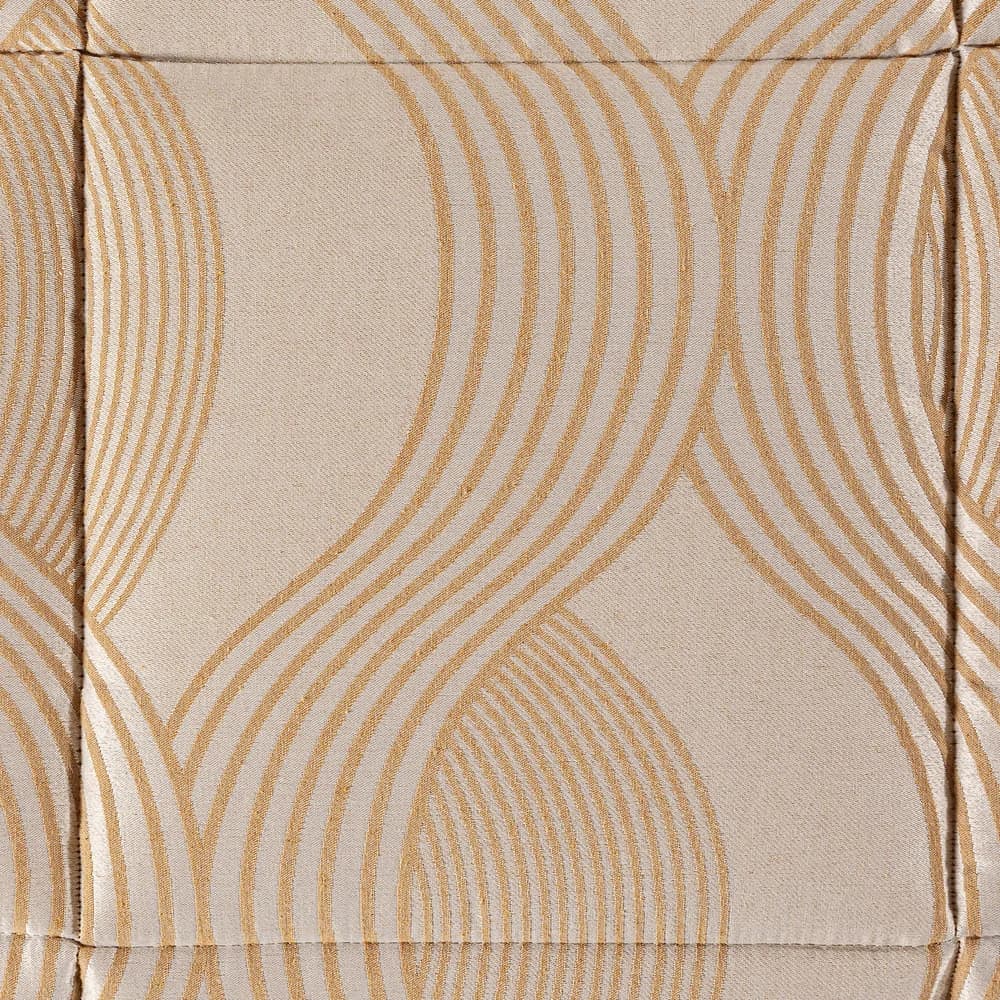 Trapunta Matrimoniale Caleffi Amber Barocco in Raso Jacquard 265x265 cm - 5