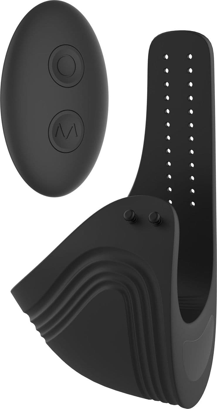 Ramrod Cockring vibrante regolabile telecomando 7 vibrazioni nero Dreamtoys - 2