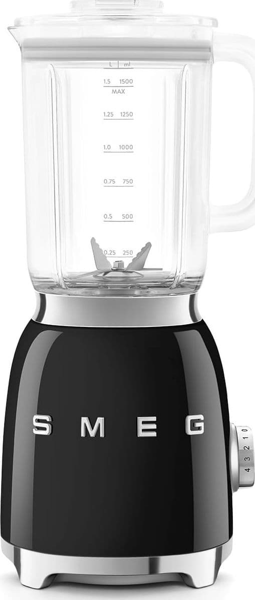 SMEG GLASS BLENDER BLACK BLF03BLEU