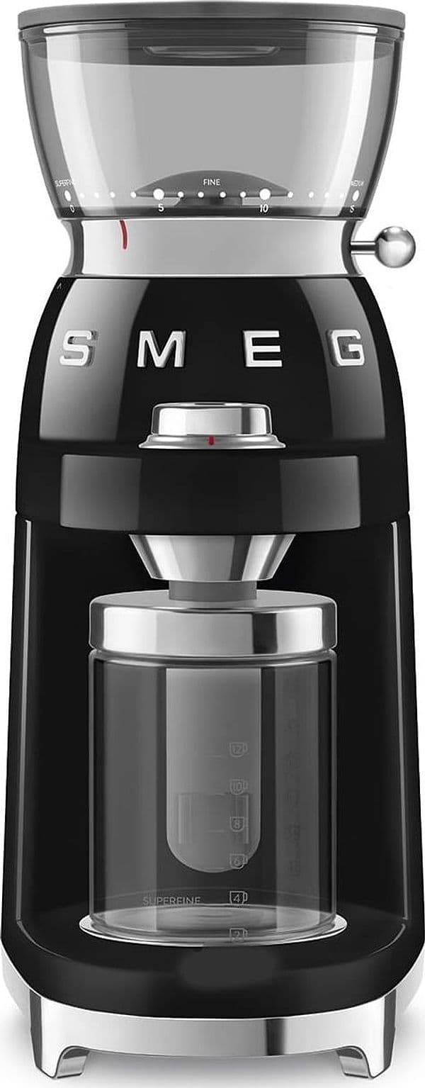 SMEG COFFEE GRINDER 50S STYLE BLACK CGF03BLEU