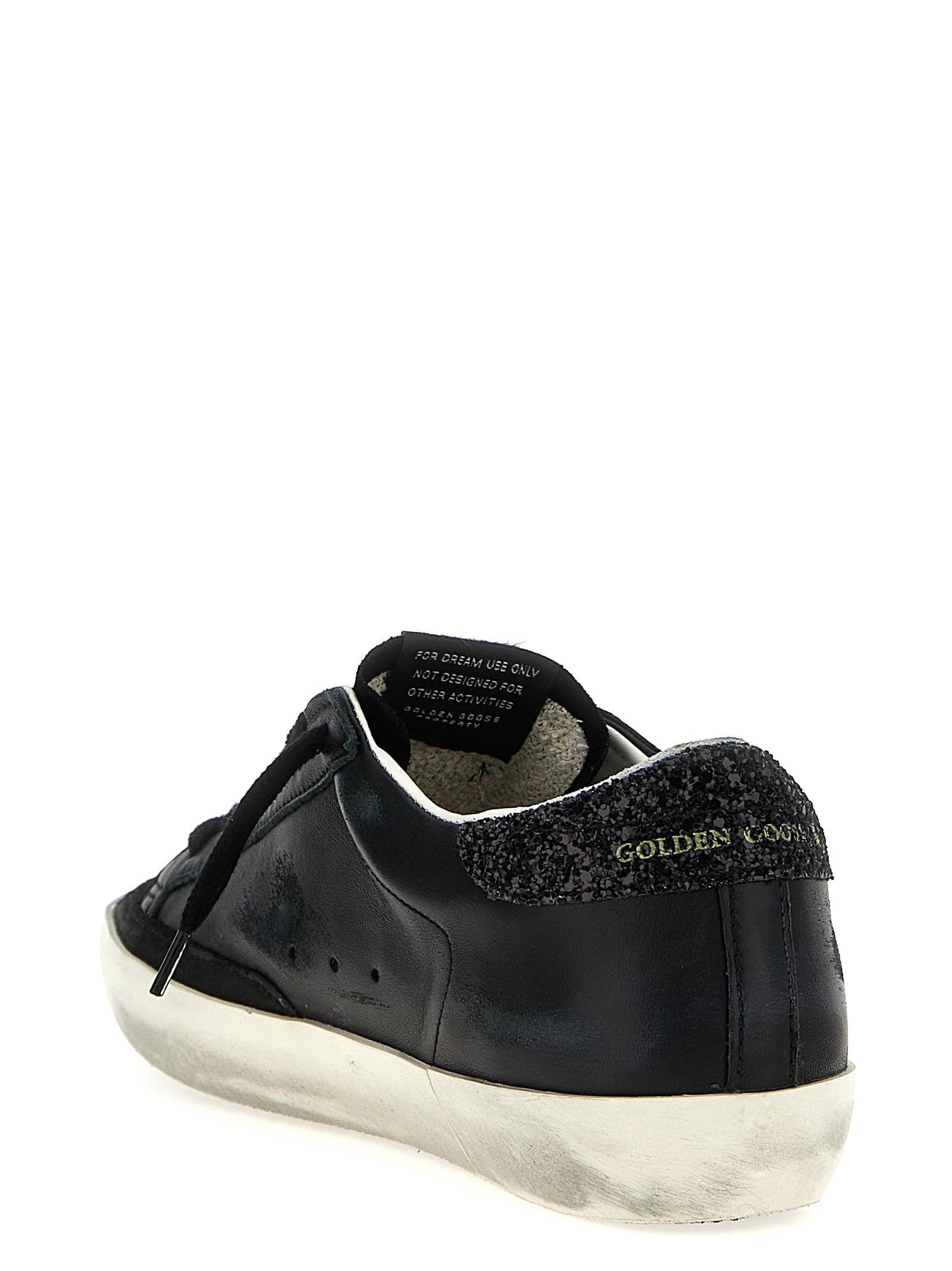Golden Goose Black Leather Low Top Sneakers - 3
